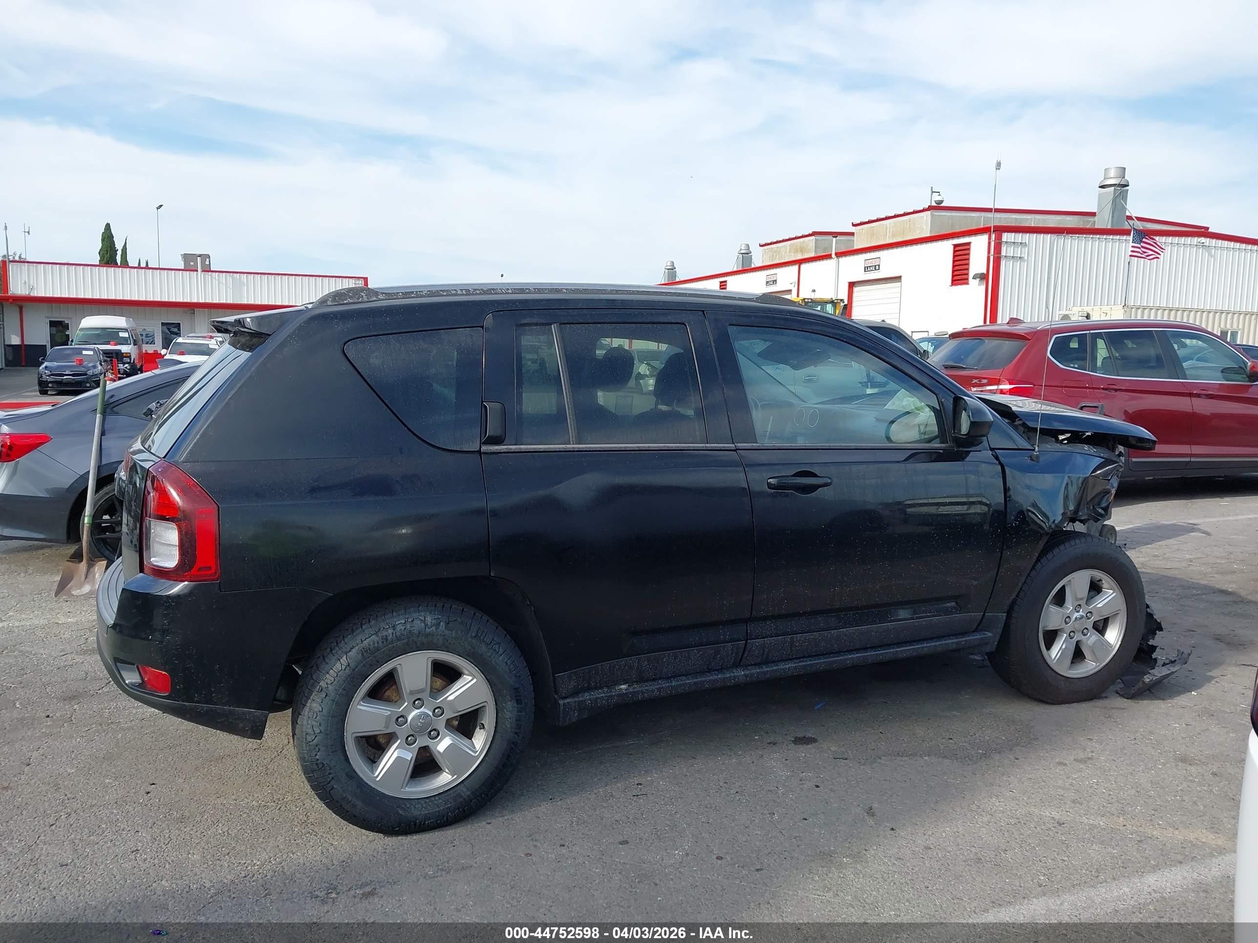 2015 Jeep Compass Sport Black vin: 1C4NJCBA8FD138736
