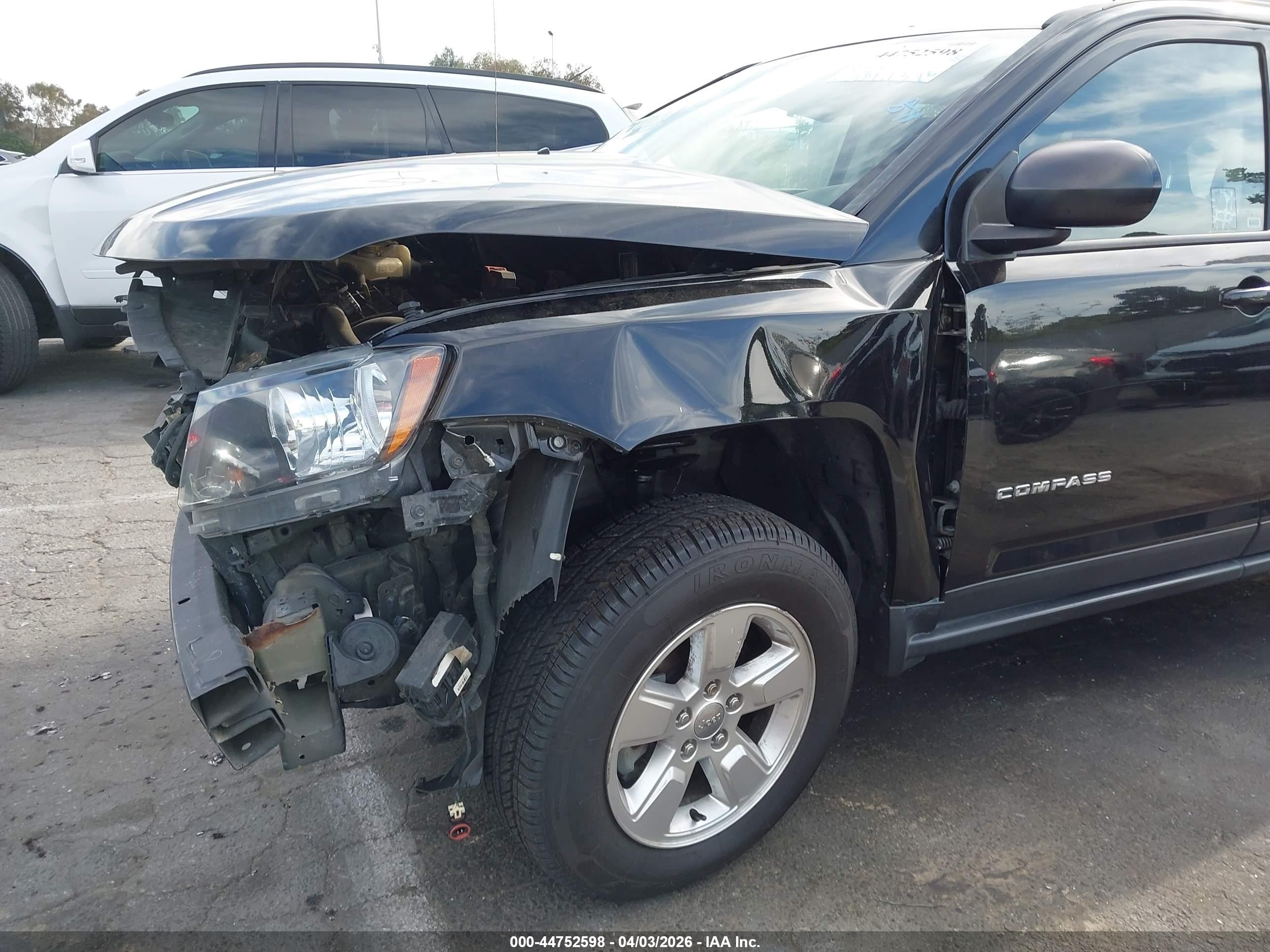 2015 Jeep Compass Sport Black vin: 1C4NJCBA8FD138736