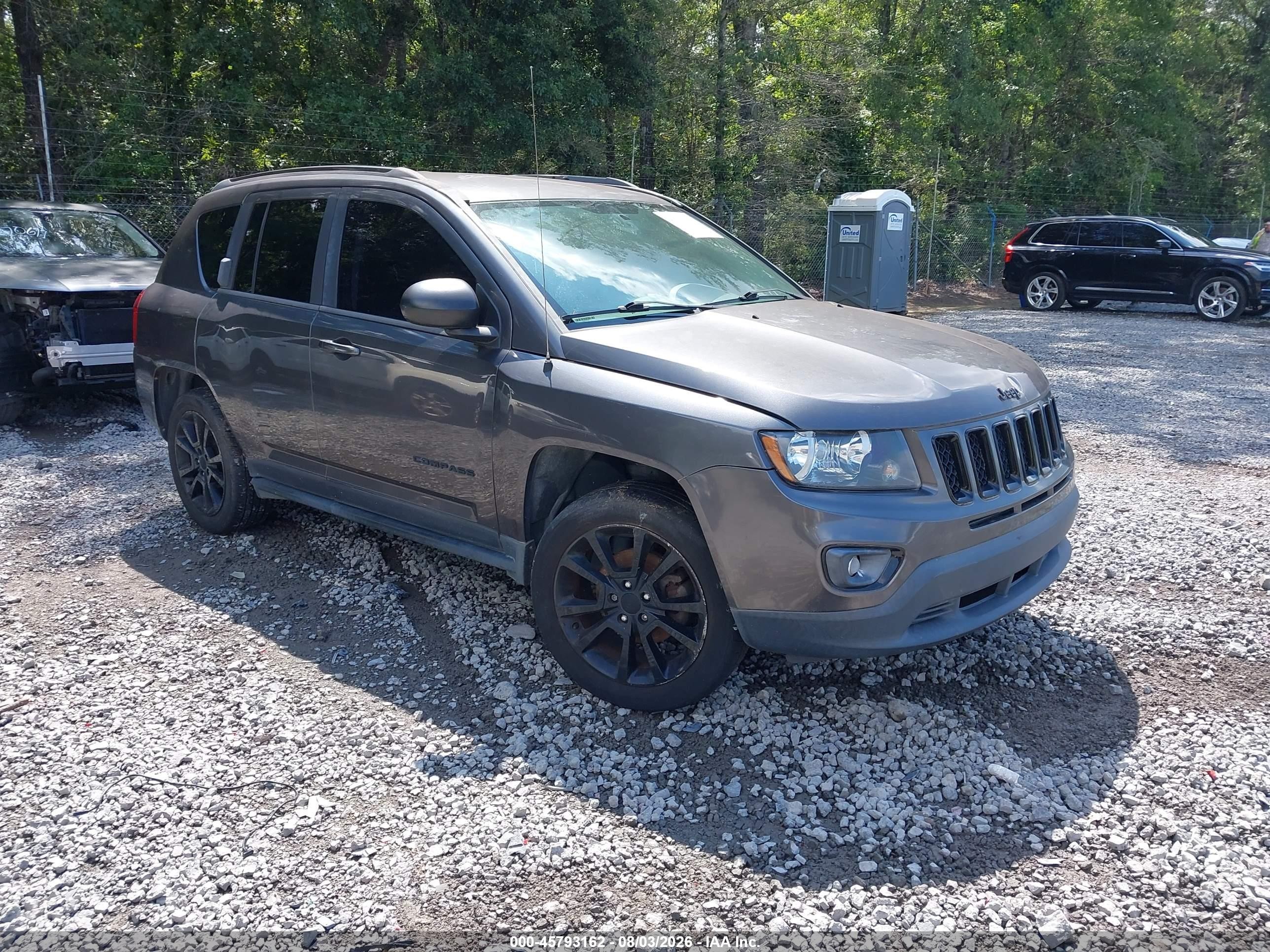 2015 Jeep Compass Altitude Edition Gray vin: 1C4NJCBA8FD171655