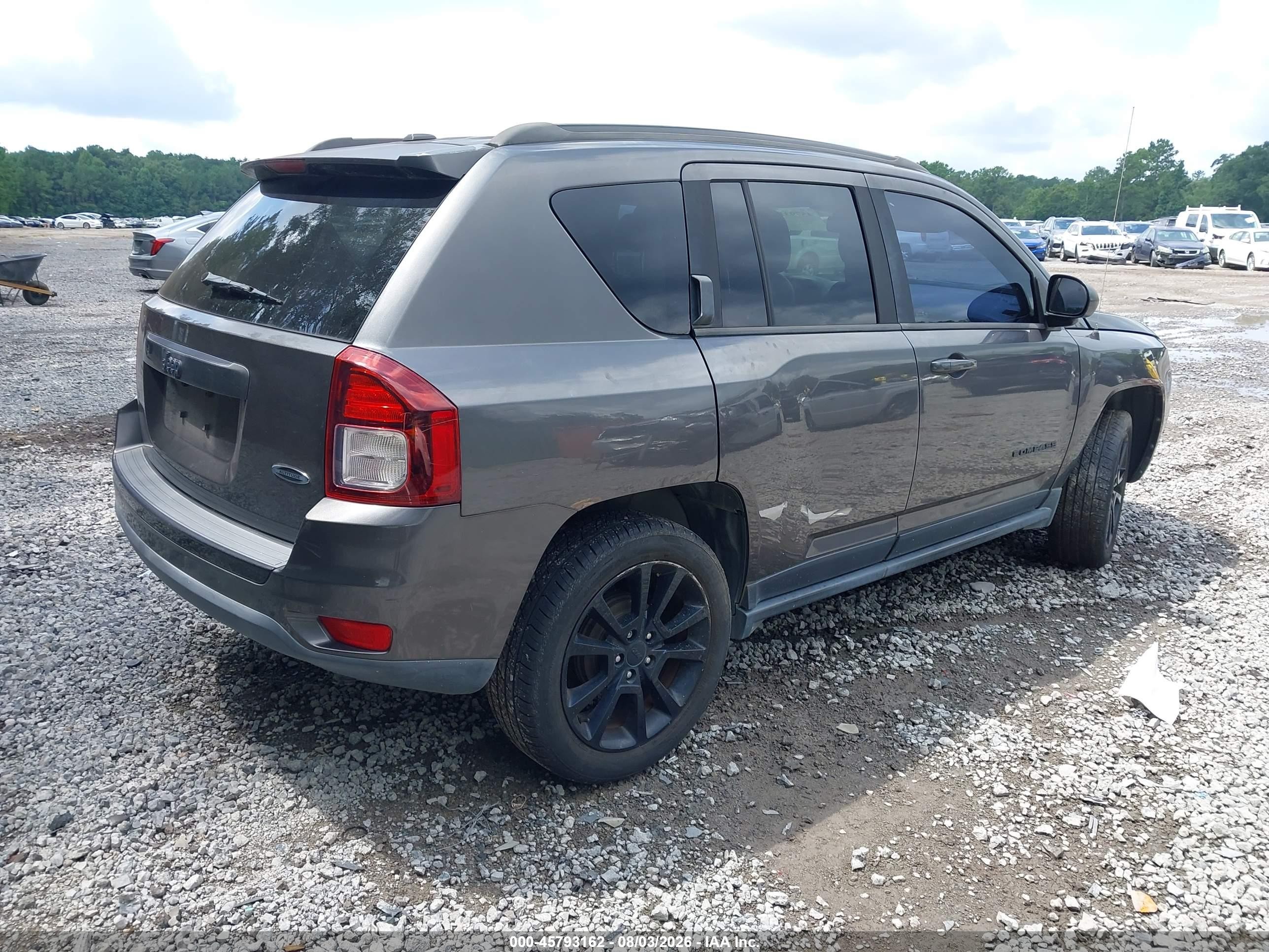 2015 Jeep Compass Altitude Edition Gray vin: 1C4NJCBA8FD171655