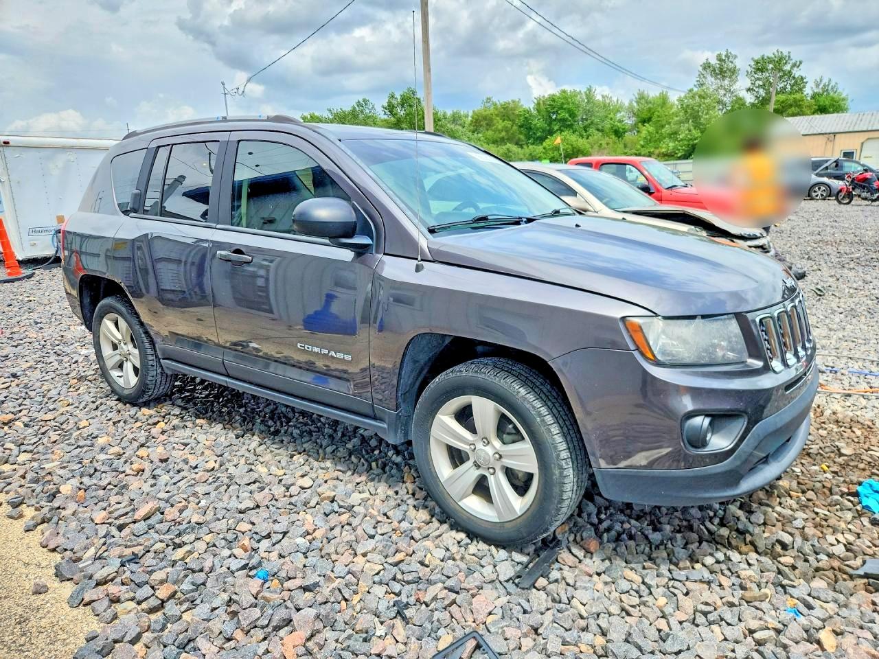 2016 Jeep Compass Sport Gray vin: 1C4NJCBA8GD611794