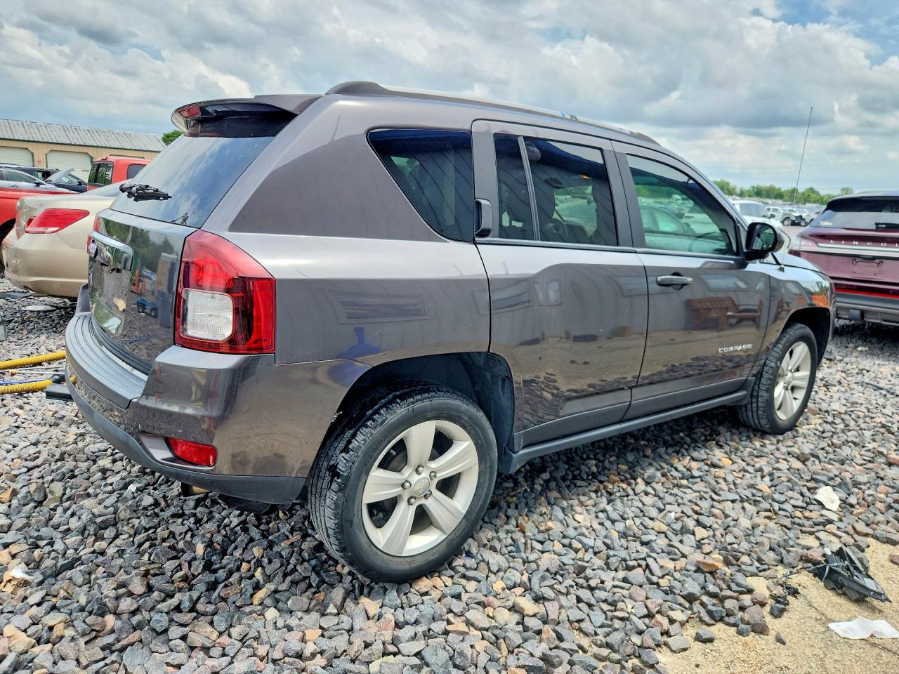 2016 Jeep Compass Sport Gray vin: 1C4NJCBA8GD611794