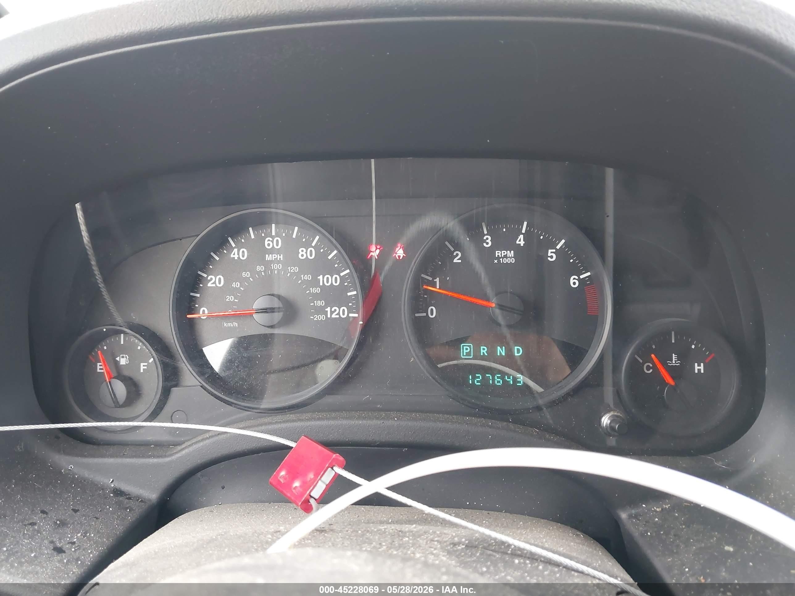 2012 Jeep Compass Sport Red vin: 1C4NJCBA9CD579223