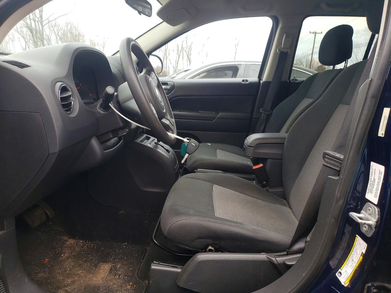 2012 Jeep Compass Blue vin: 1C4NJCBA9CD633992