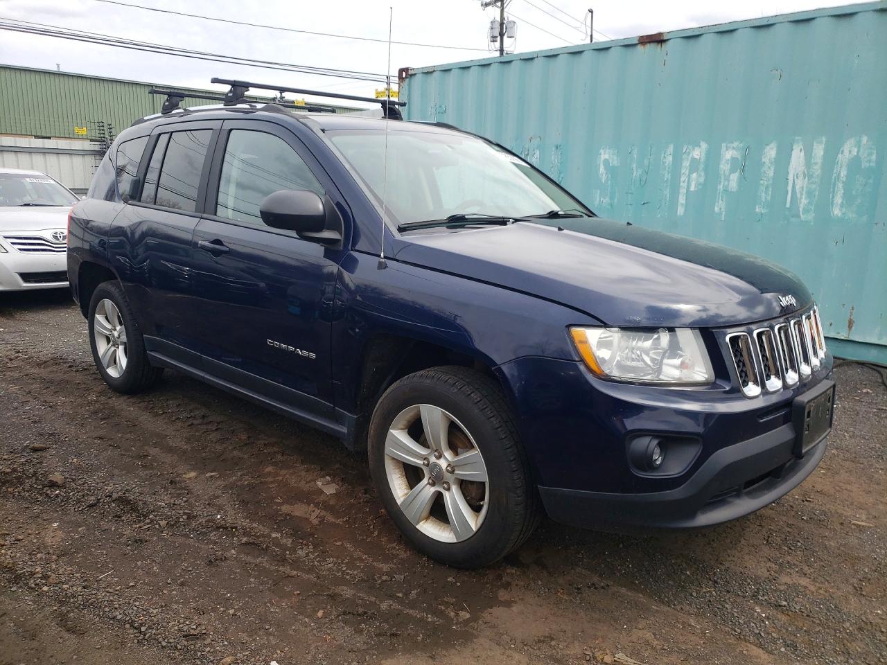 2012 Jeep Compass Blue vin: 1C4NJCBA9CD633992