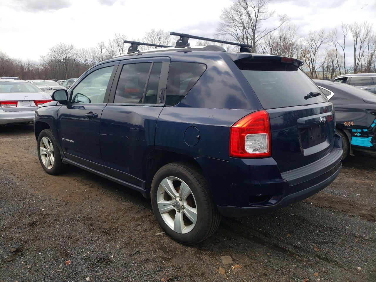 2012 Jeep Compass Blue vin: 1C4NJCBA9CD633992