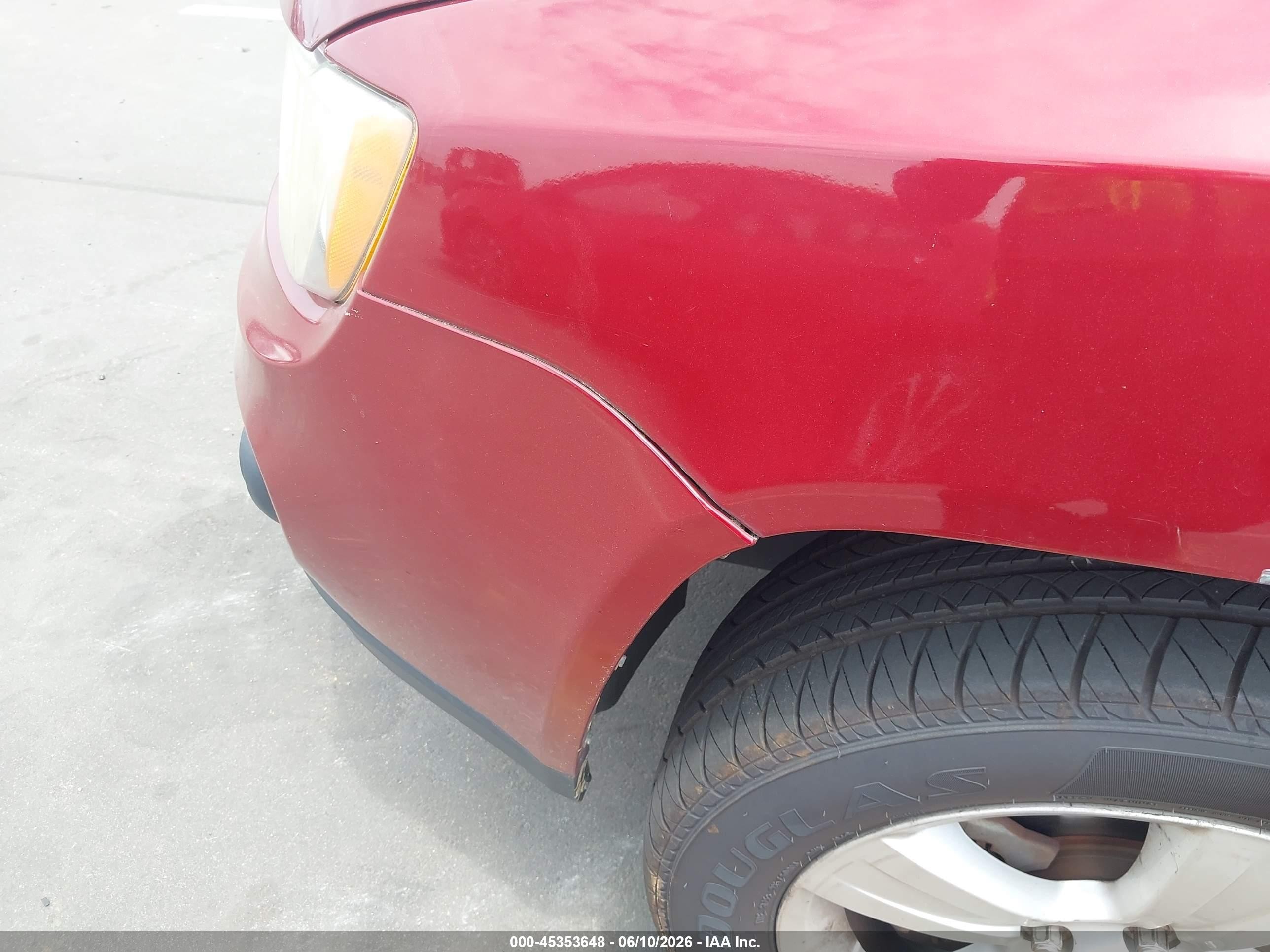 2012 Jeep Compass Sport Red vin: 1C4NJCBA9CD660240