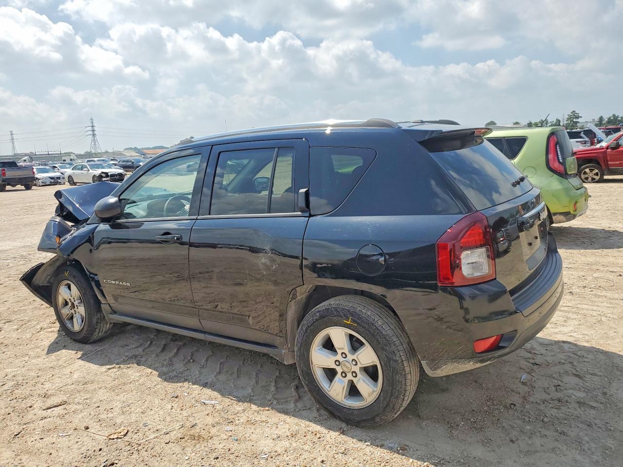 2014 Jeep Compass Sport Black vin: 1C4NJCBA9ED547973