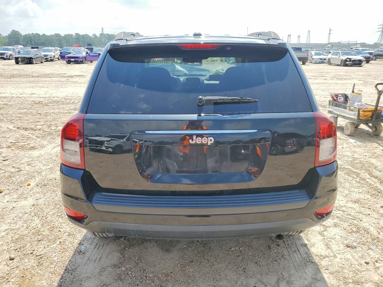 2014 Jeep Compass Sport Black vin: 1C4NJCBA9ED547973