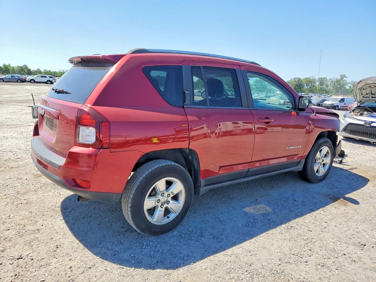 2014 Jeep Compass Sport Red vin: 1C4NJCBA9ED843754