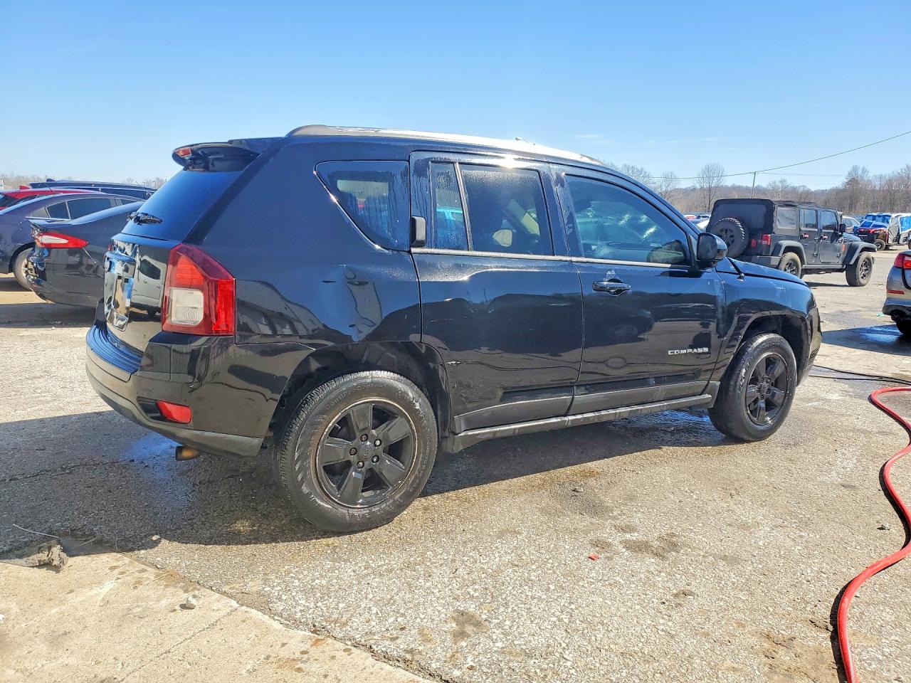 2014 Jeep Compass Sport Black vin: 1C4NJCBA9ED844810
