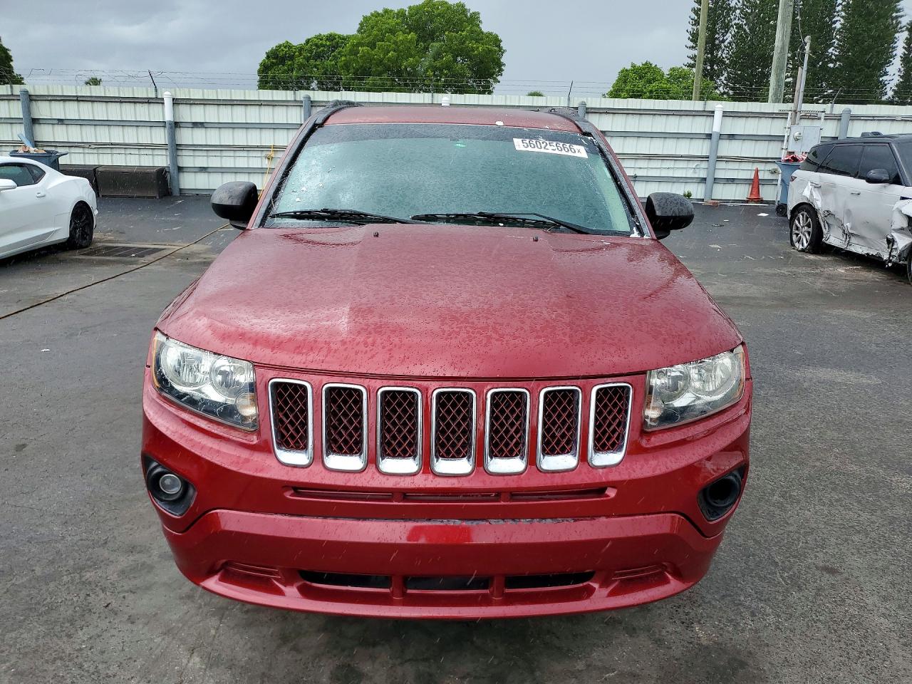 2015 Jeep Compass Sport Red vin: 1C4NJCBA9FD262420