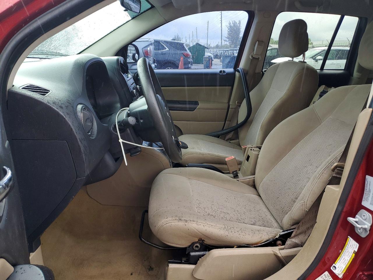 2015 Jeep Compass Sport Red vin: 1C4NJCBA9FD262420