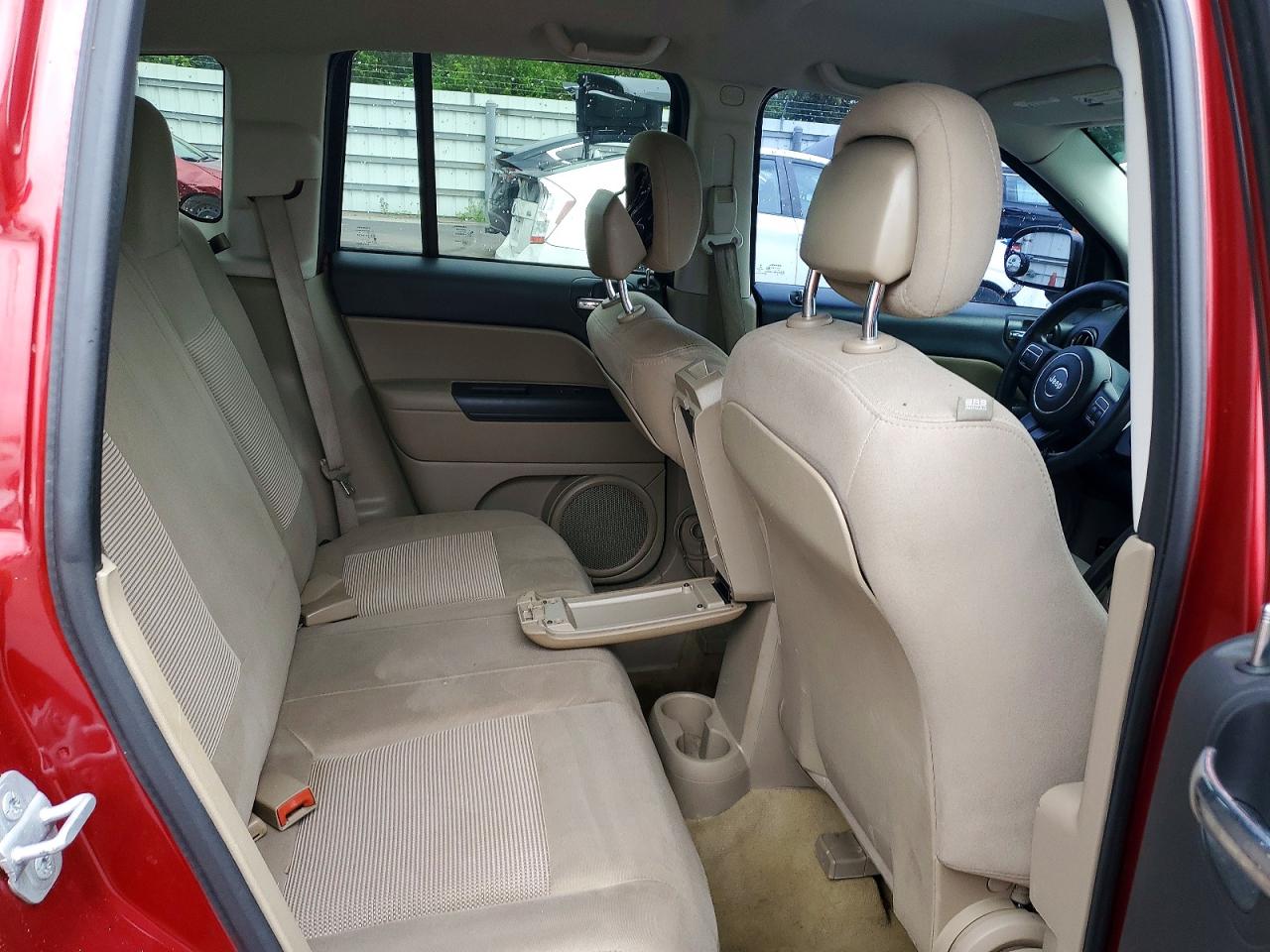 2015 Jeep Compass Sport Red vin: 1C4NJCBA9FD262420