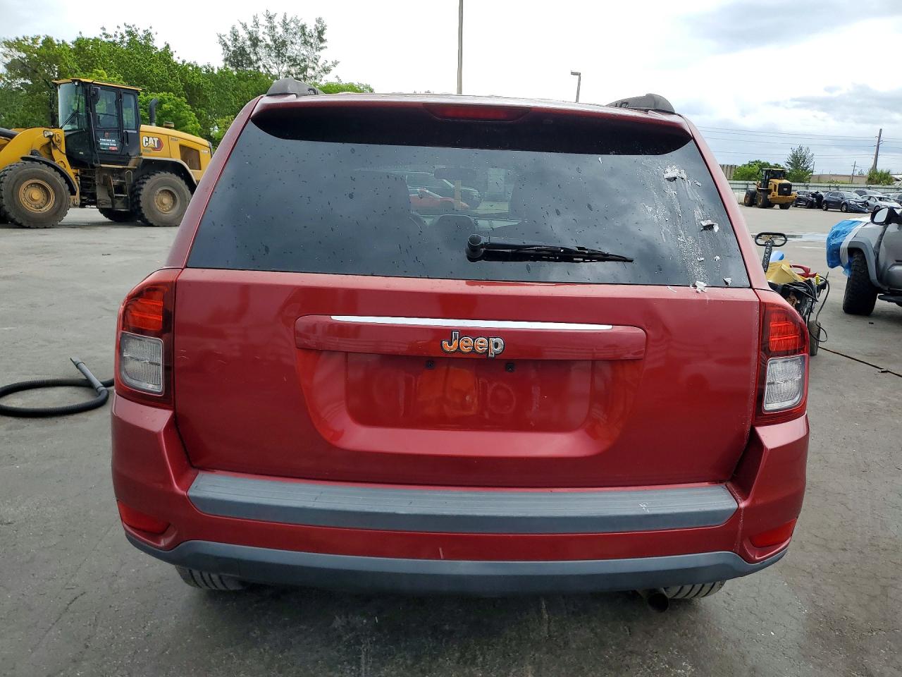 2015 Jeep Compass Sport Red vin: 1C4NJCBA9FD262420