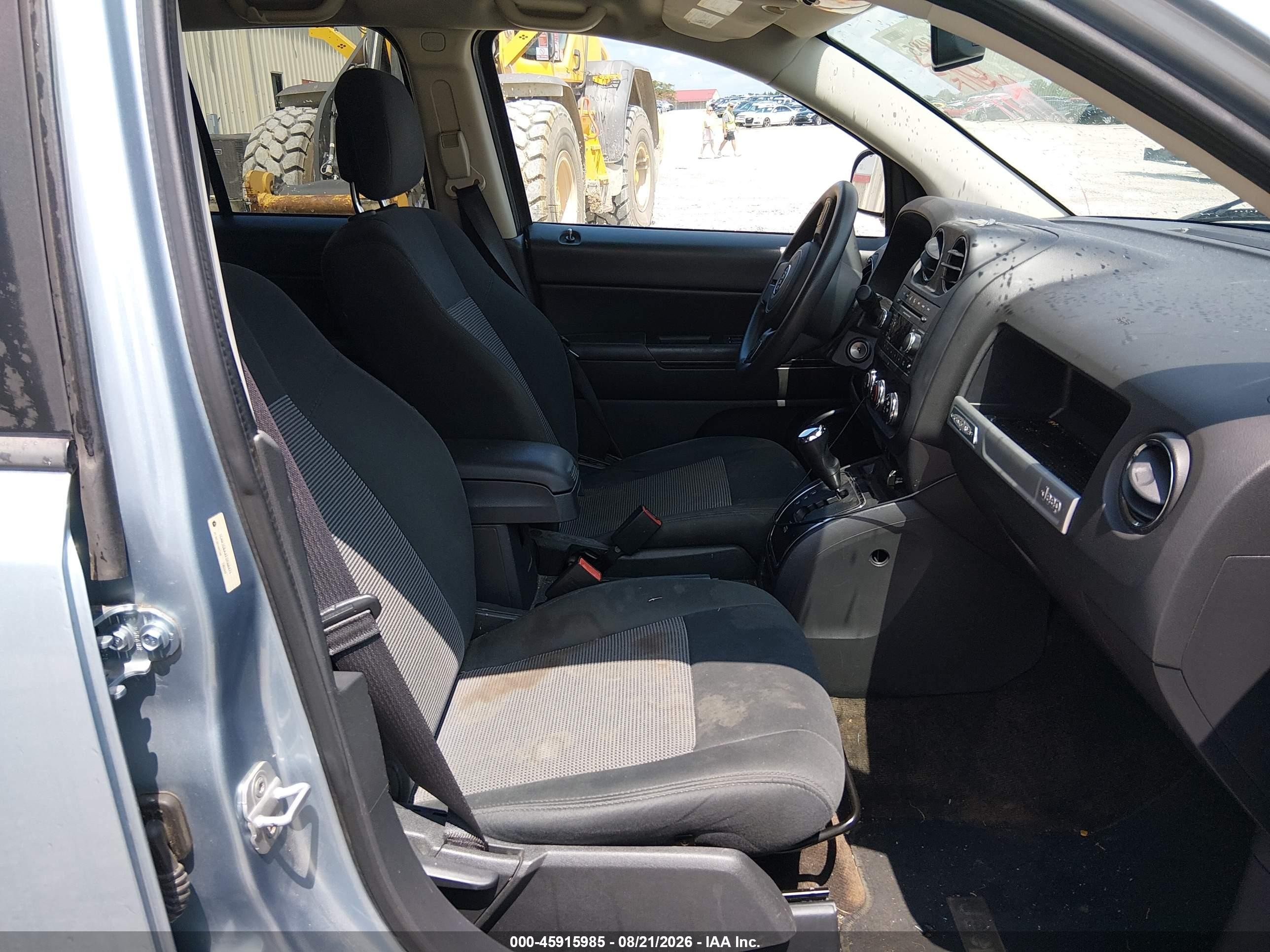 2014 Jeep Compass Sport Blue vin: 1C4NJCBAXED508471
