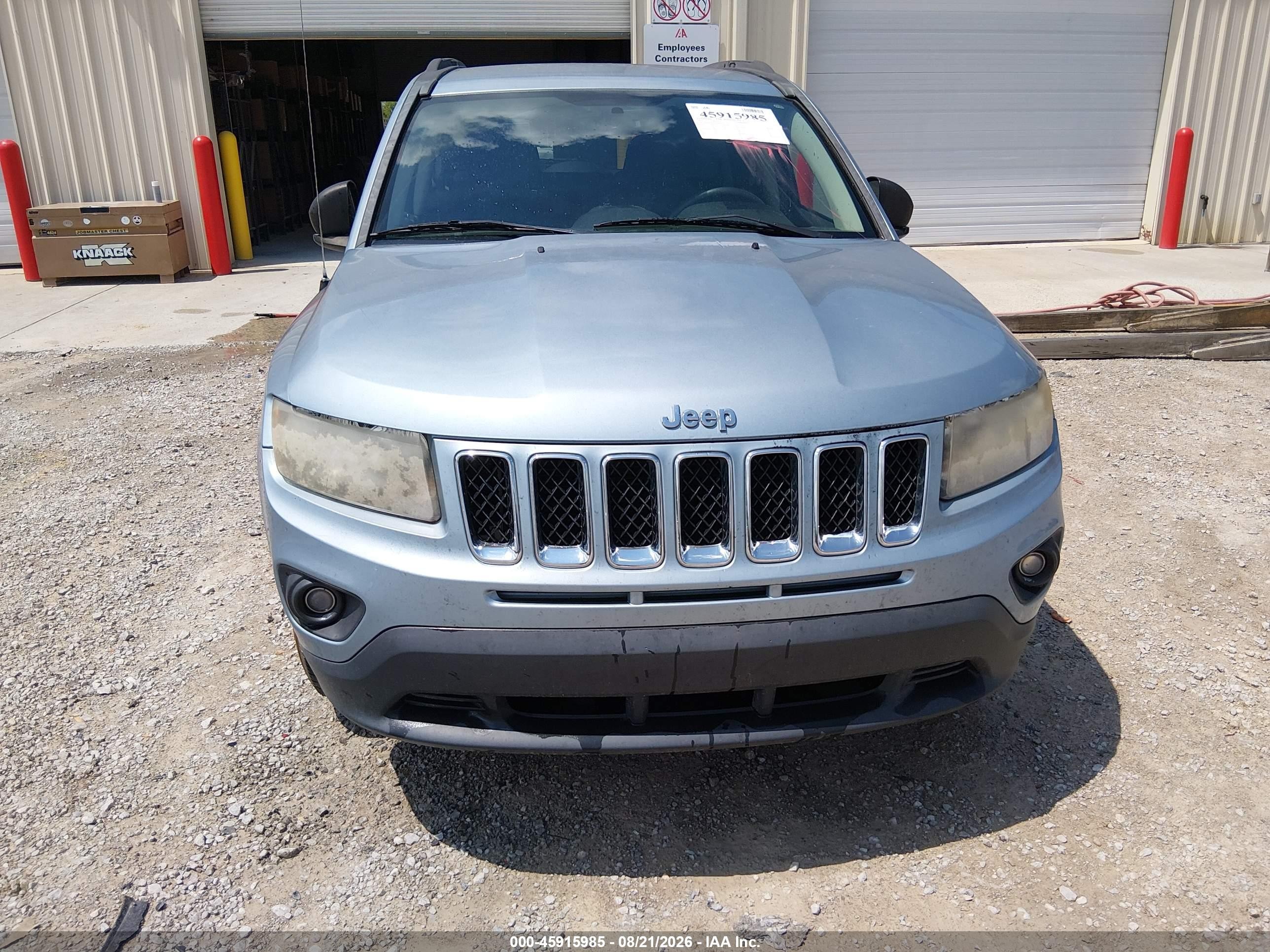 2014 Jeep Compass Sport Blue vin: 1C4NJCBAXED508471