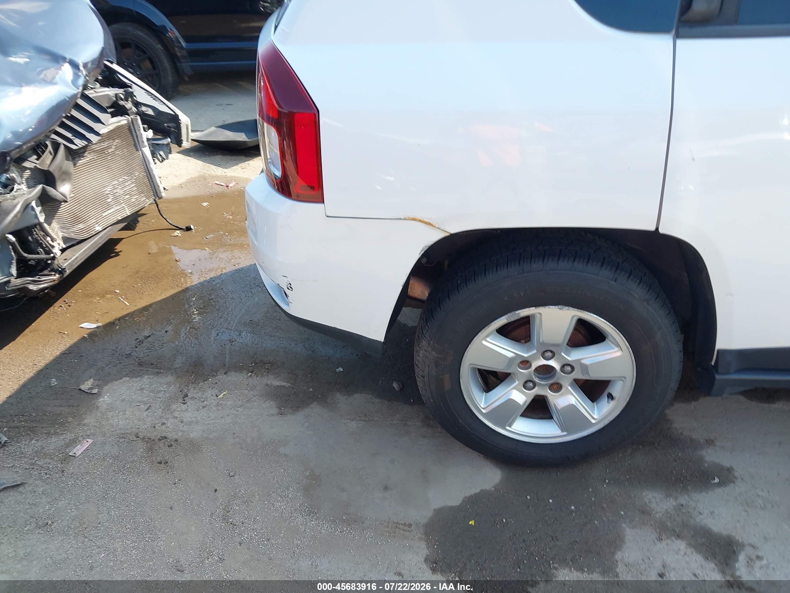 2014 Jeep Compass Sport Белый vin: 1C4NJCBAXED844735