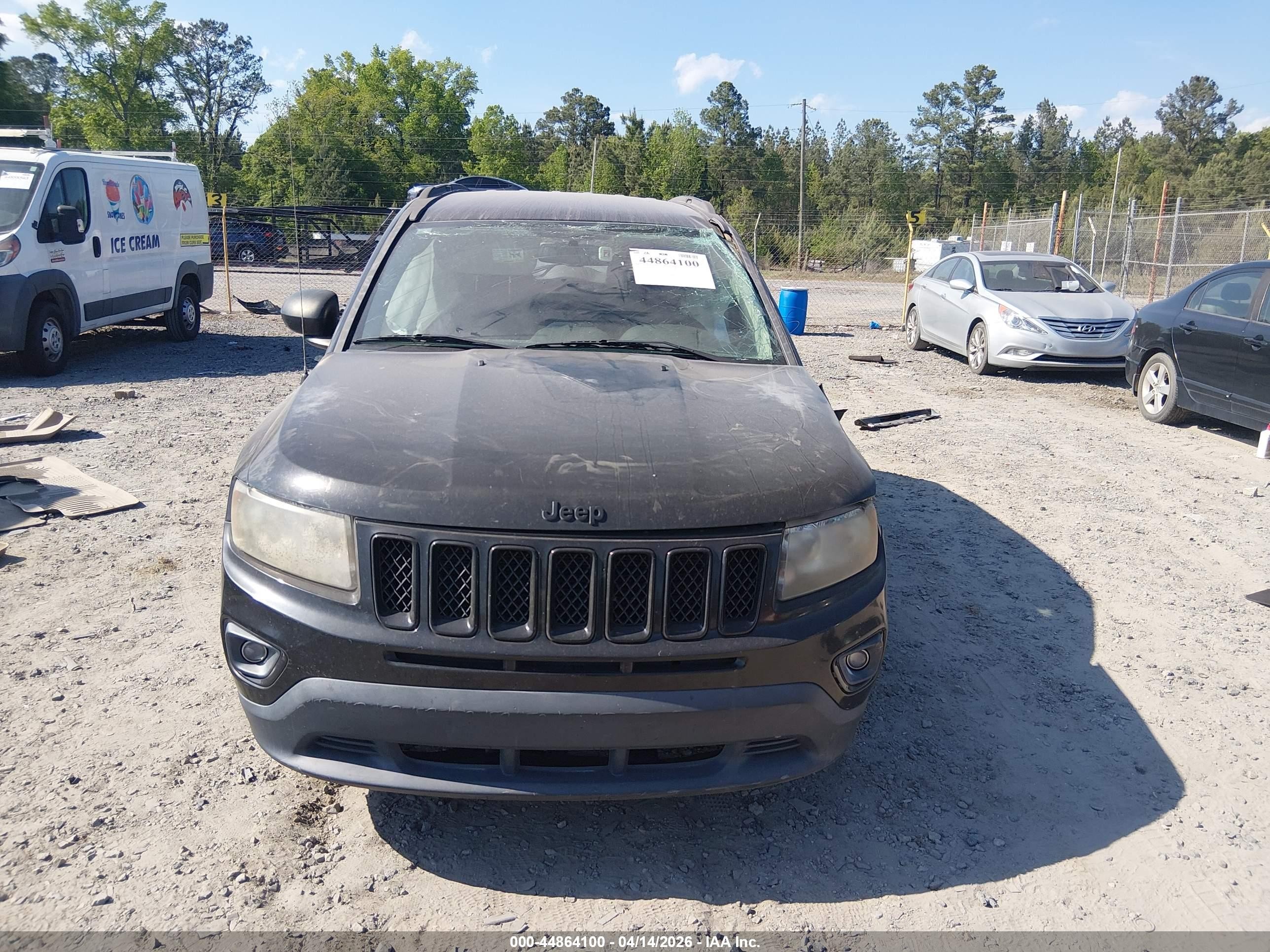 2014 Jeep Compass Altitude Black vin: 1C4NJCBAXED887259