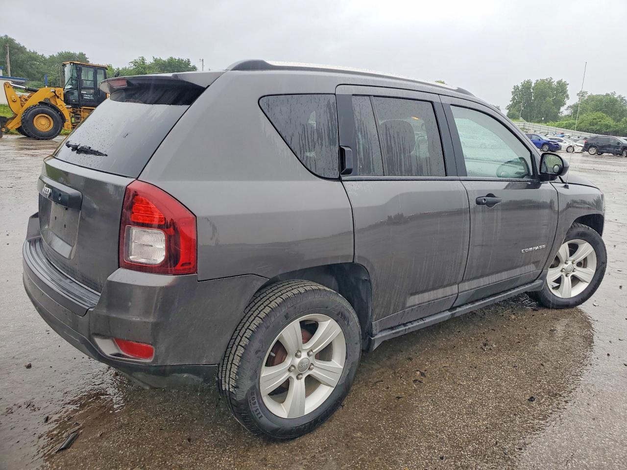 2014 Jeep Compass Sport Gray vin: 1C4NJCBB0ED740201