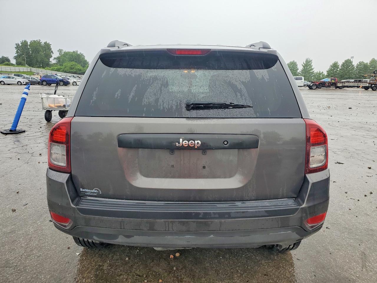 2014 Jeep Compass Sport Gray vin: 1C4NJCBB0ED740201