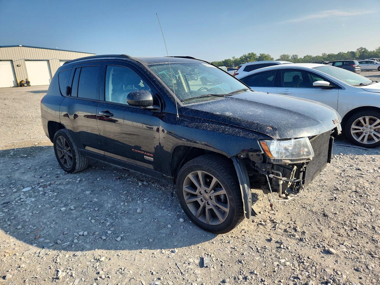2017 Jeep Compass Sport Black vin: 1C4NJCBB0HD186291