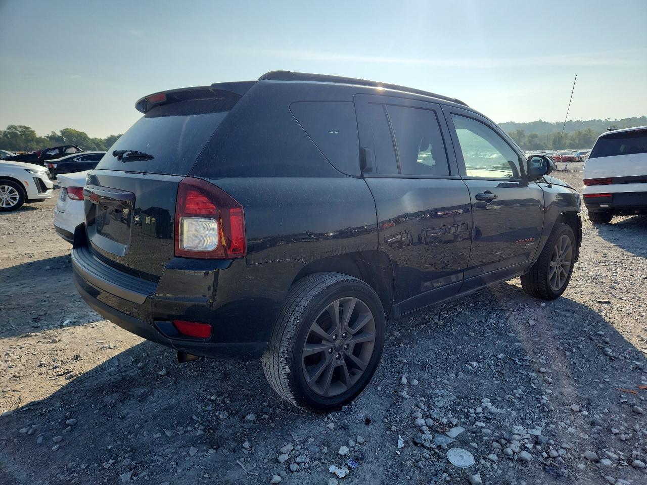 2017 Jeep Compass Sport Black vin: 1C4NJCBB0HD186291