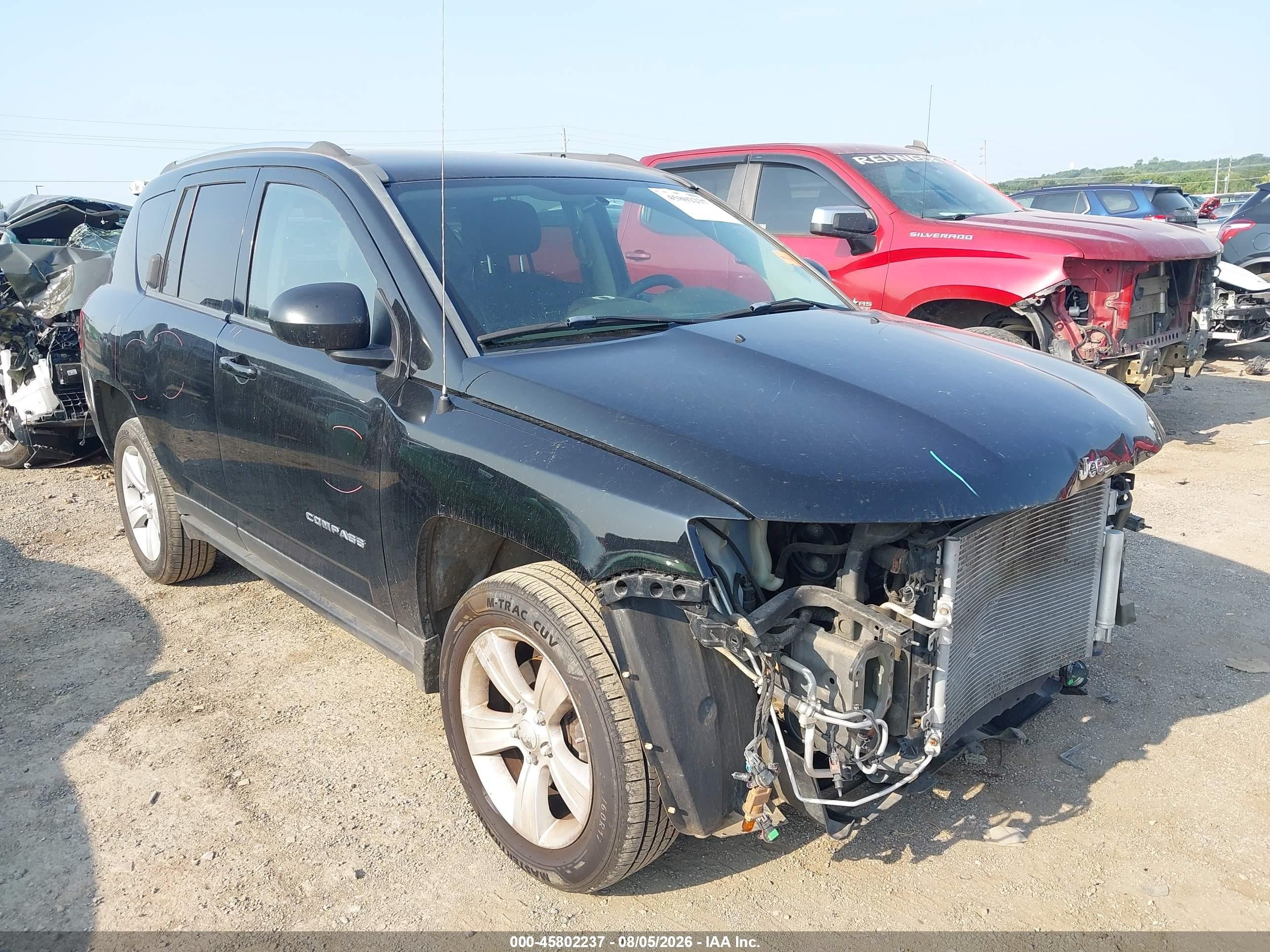 2012 Jeep Compass Sport Black vin: 1C4NJCBB1CD634899