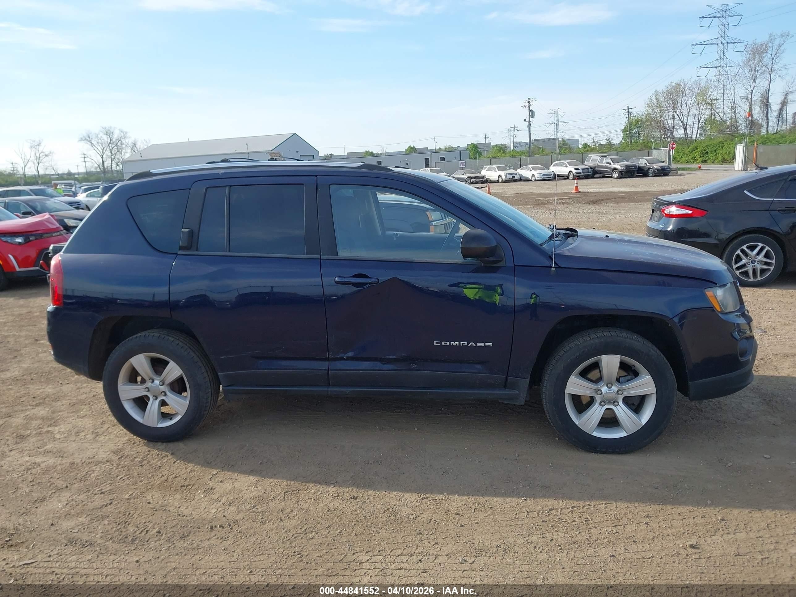 2014 Jeep Compass Sport Dark Blue vin: 1C4NJCBB1ED566879