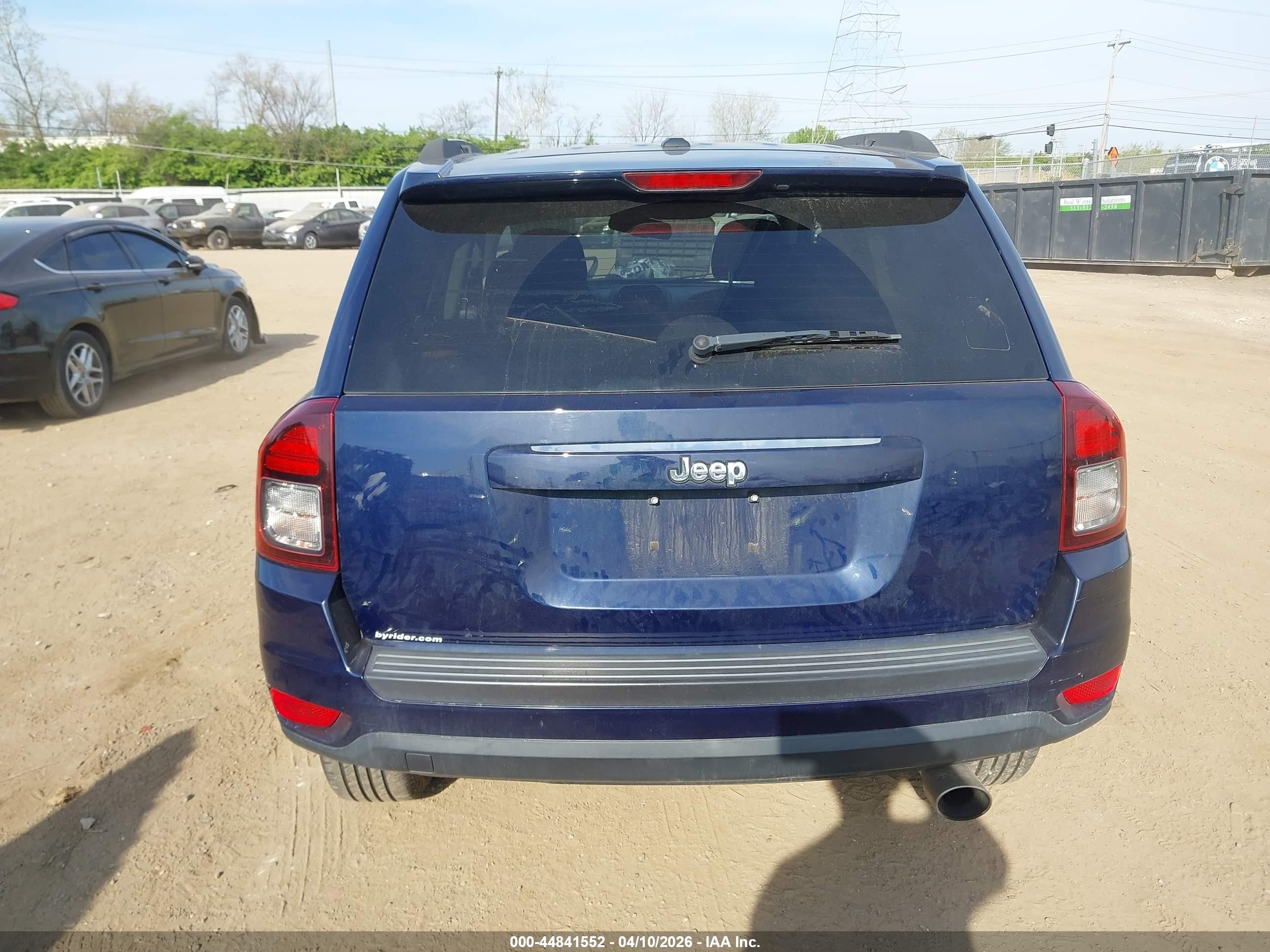 2014 Jeep Compass Sport Dark Blue vin: 1C4NJCBB1ED566879