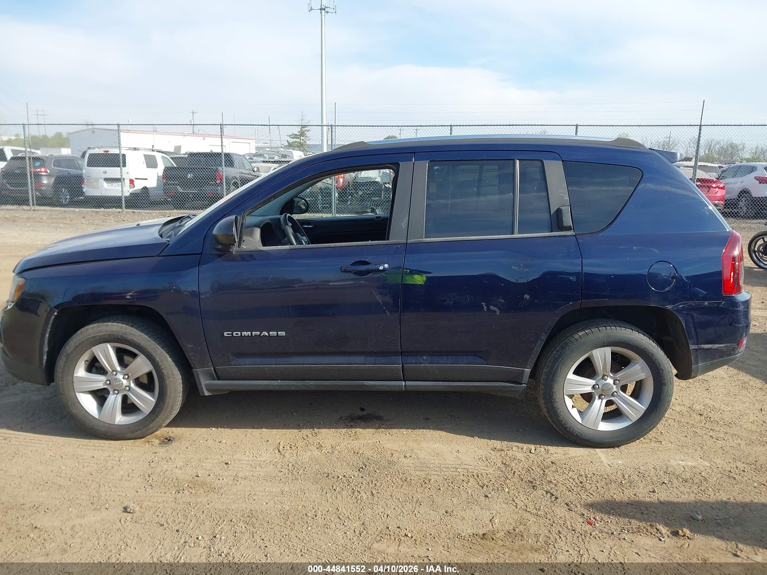 2014 Jeep Compass Sport Dark Blue vin: 1C4NJCBB1ED566879
