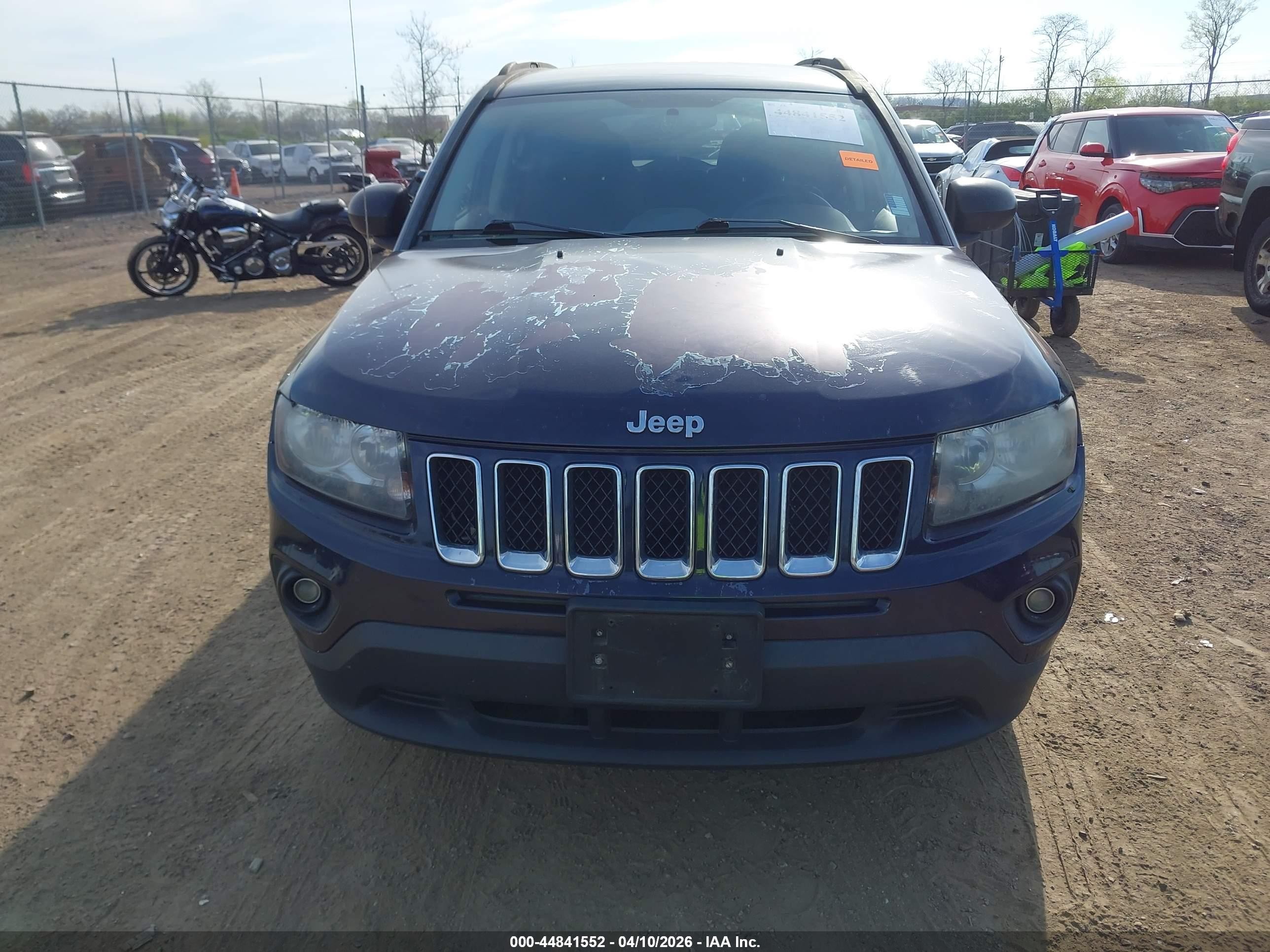2014 Jeep Compass Sport Dark Blue vin: 1C4NJCBB1ED566879