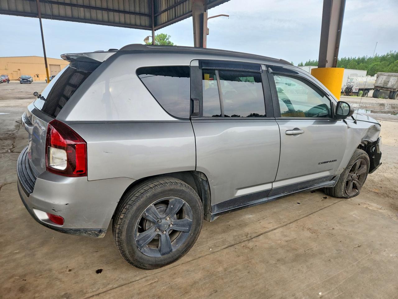 2014 Jeep Compass Sport Silver vin: 1C4NJCBB1ED754513