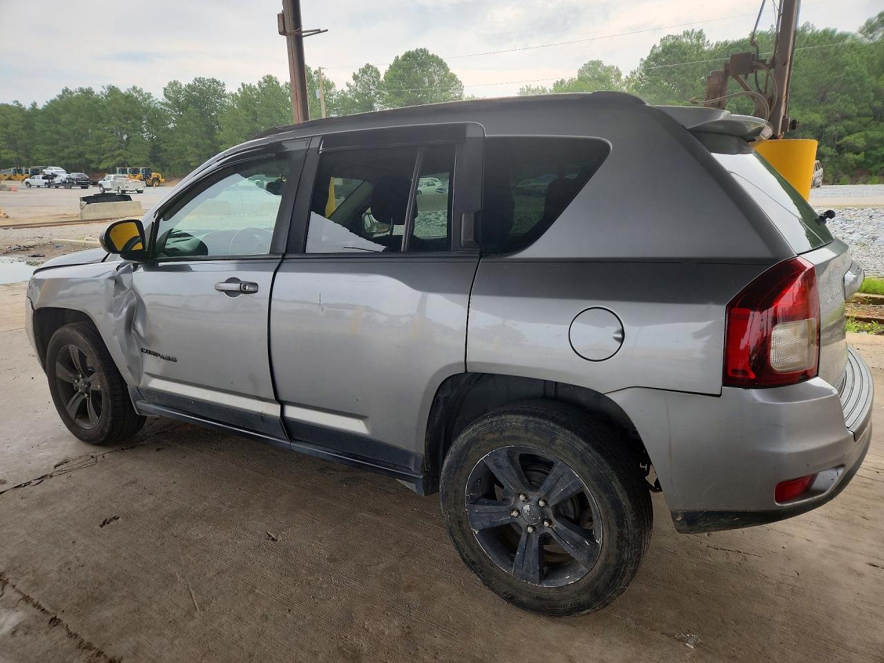 2014 Jeep Compass Sport Silver vin: 1C4NJCBB1ED754513