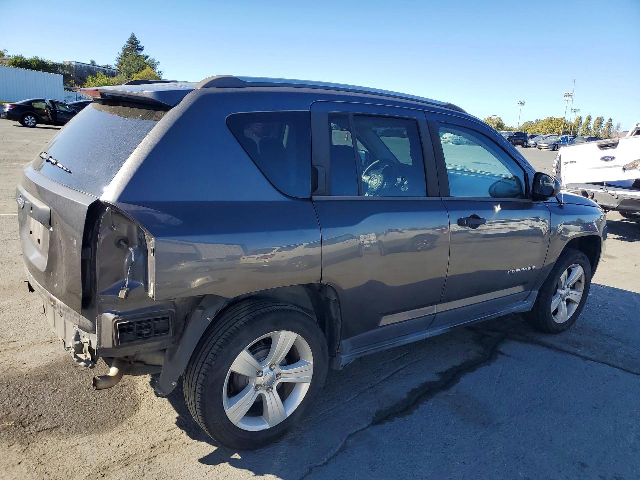 2014 Jeep Compass Sport Серый vin: 1C4NJCBB1ED888079