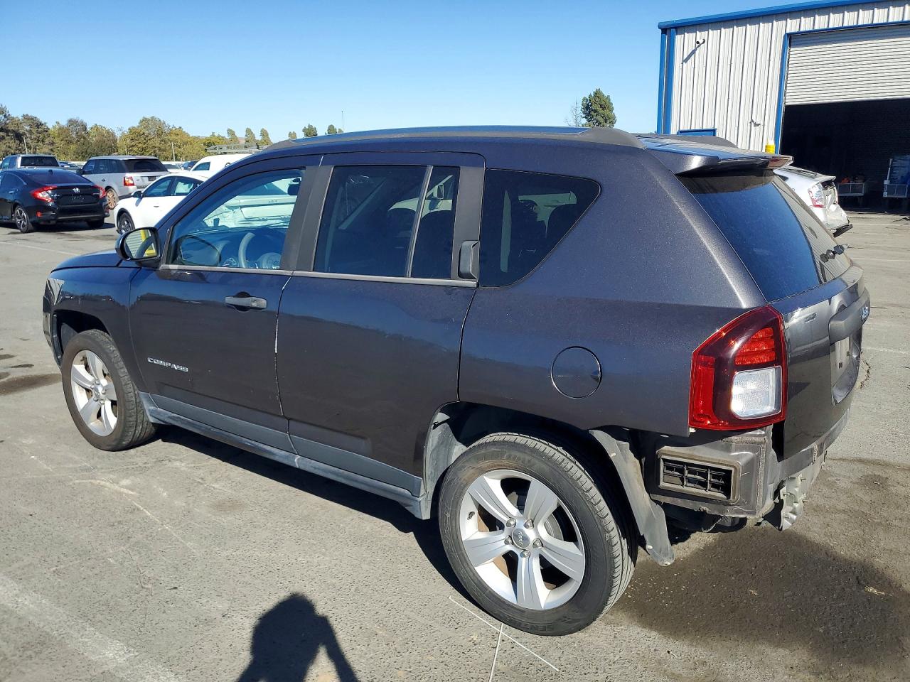 2014 Jeep Compass Sport Серый vin: 1C4NJCBB1ED888079