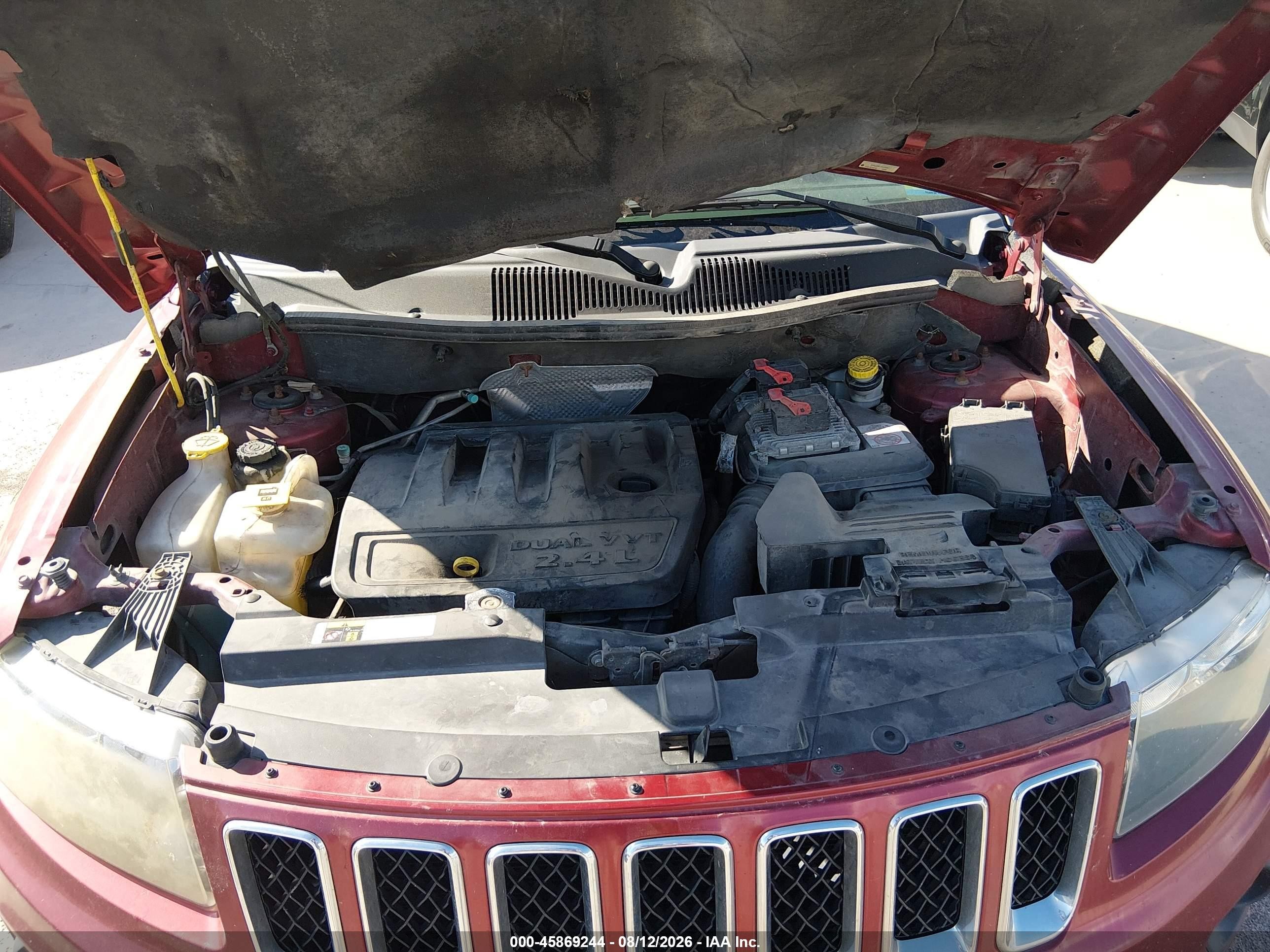 2015 Jeep Compass Sport Red vin: 1C4NJCBB1FD335661