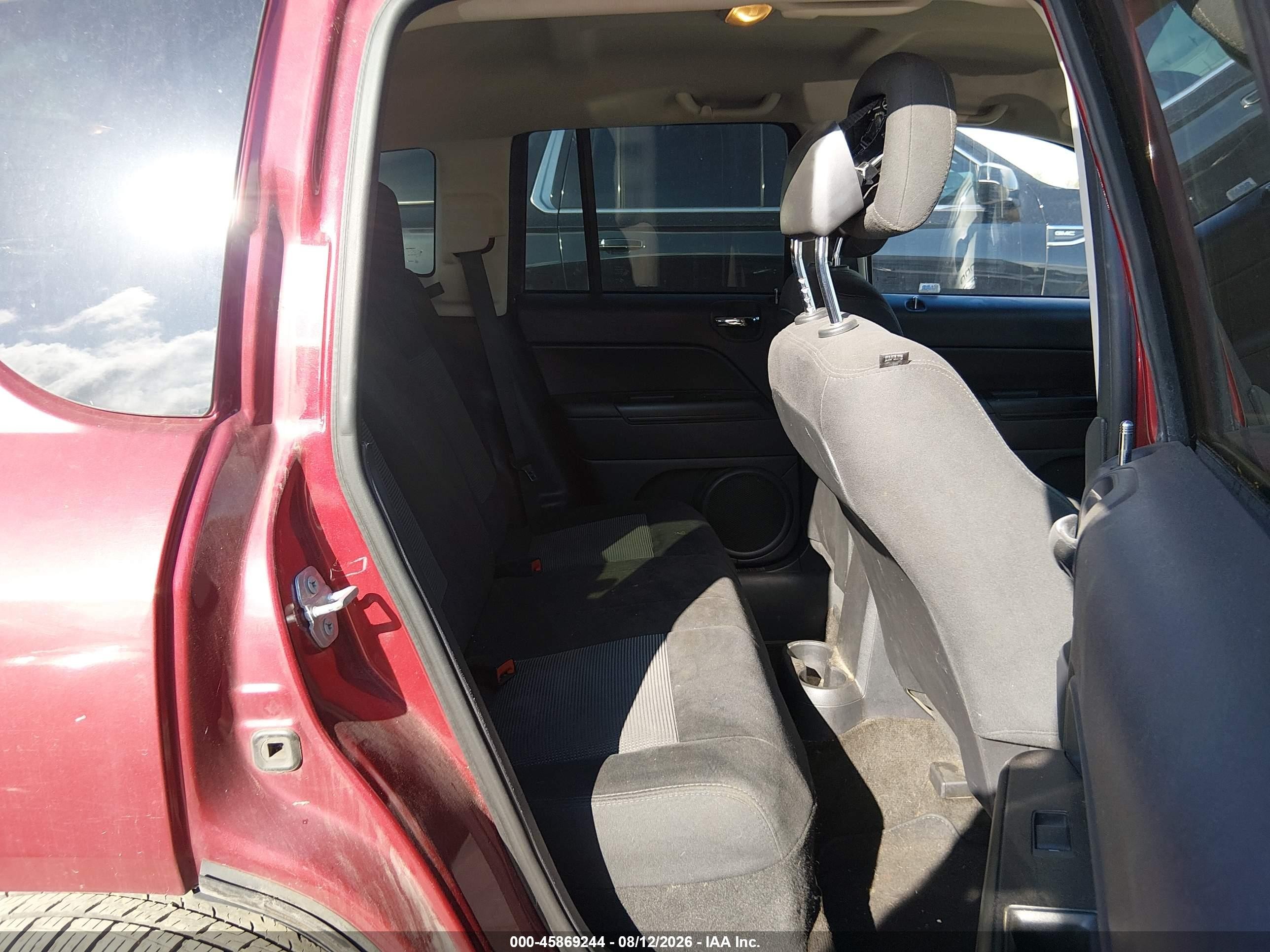 2015 Jeep Compass Sport Red vin: 1C4NJCBB1FD335661