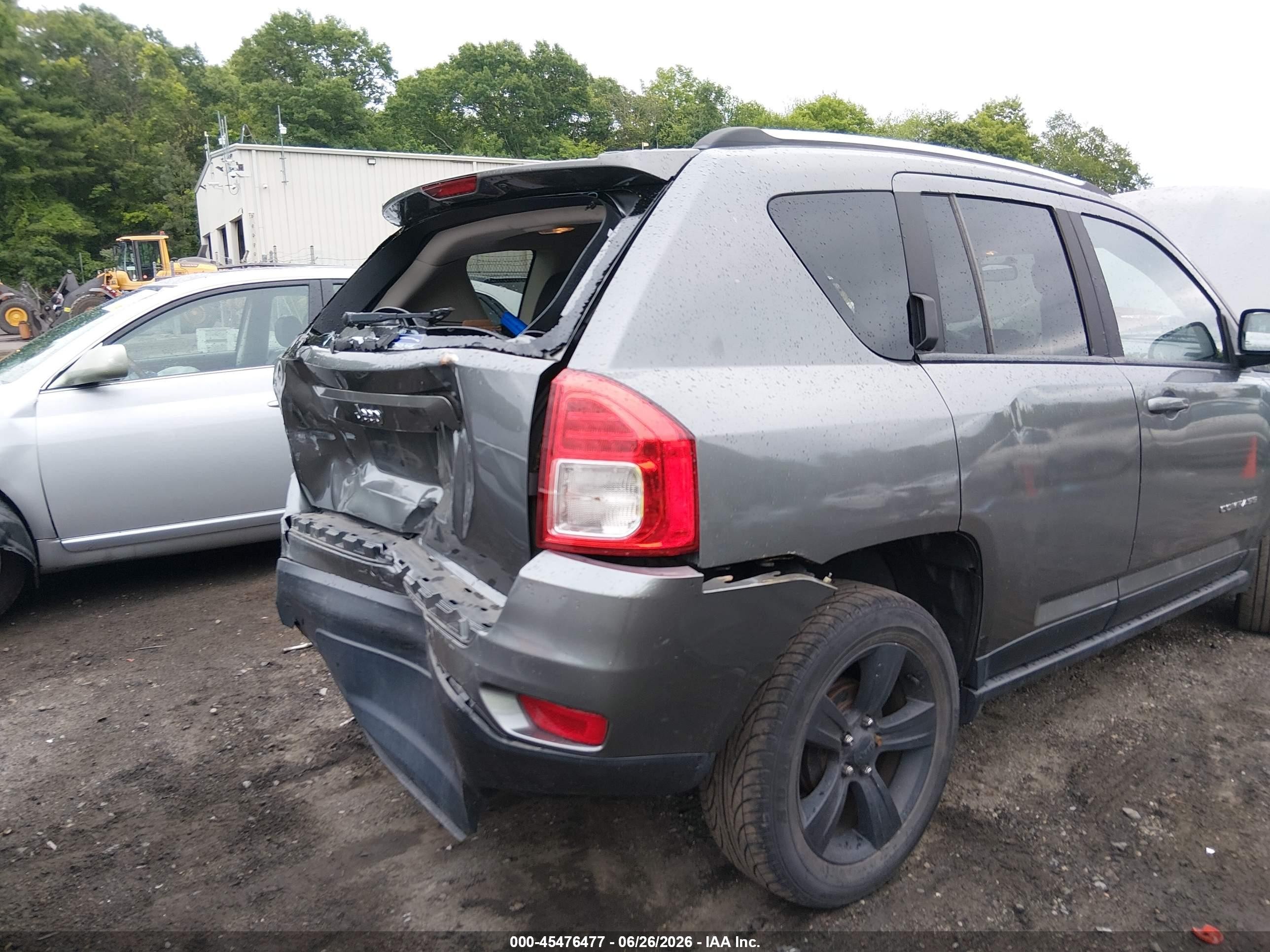 2012 Jeep Compass Sport Серый vin: 1C4NJCBB2CD513623