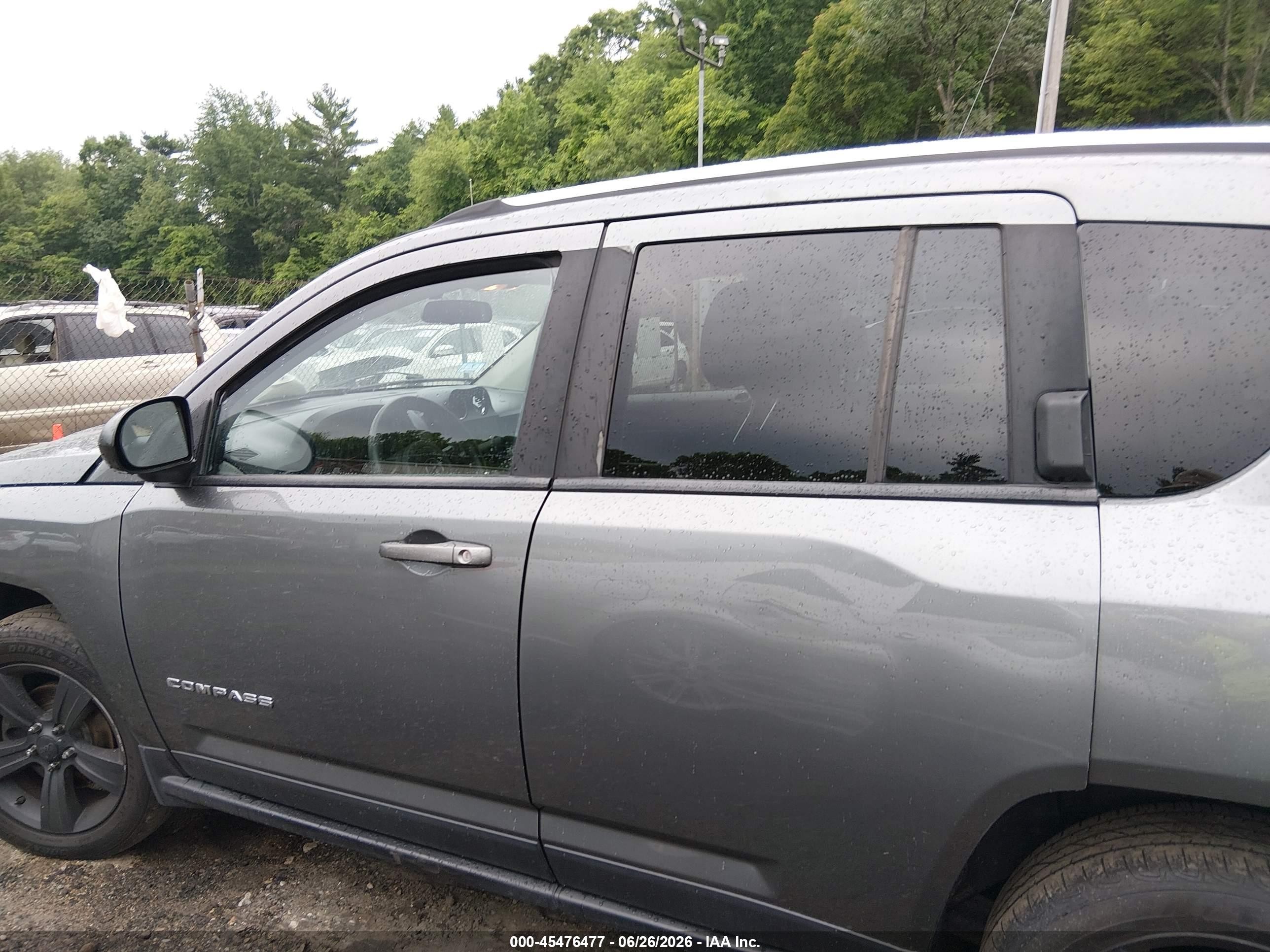 2012 Jeep Compass Sport Серый vin: 1C4NJCBB2CD513623