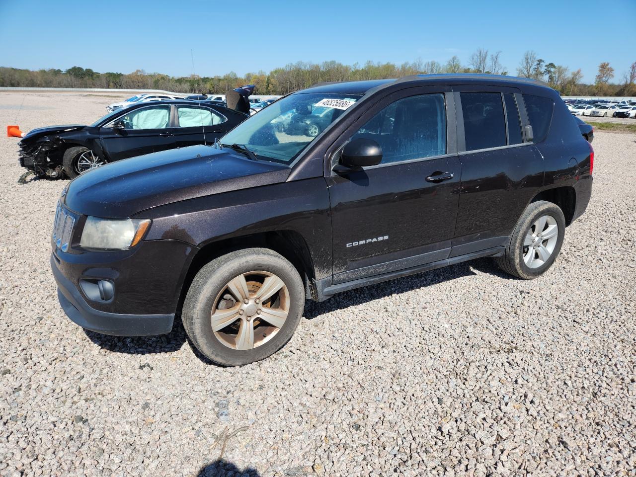 2014 Jeep Compass Sport Black vin: 1C4NJCBB2ED785933
