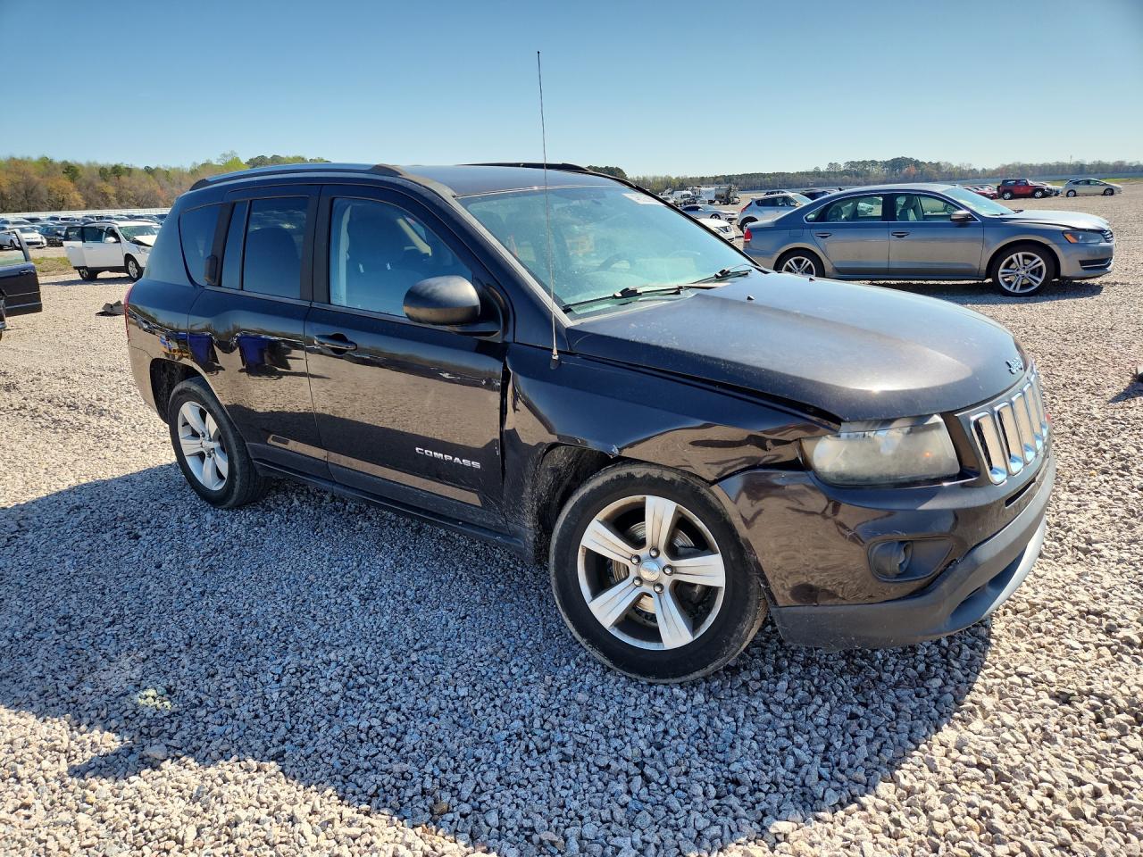 2014 Jeep Compass Sport Black vin: 1C4NJCBB2ED785933