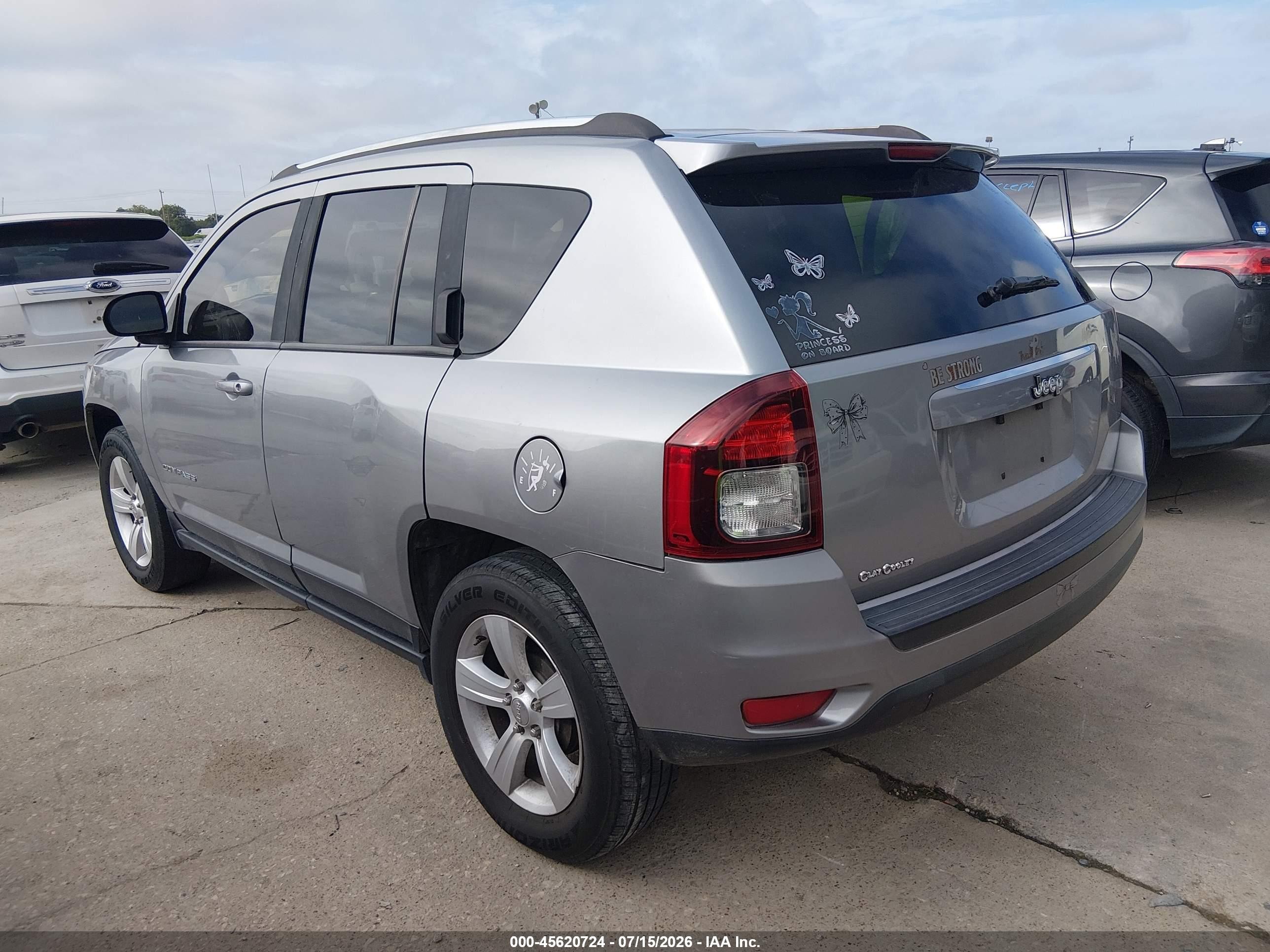 2014 Jeep Compass Sport Gray vin: 1C4NJCBB3ED862521
