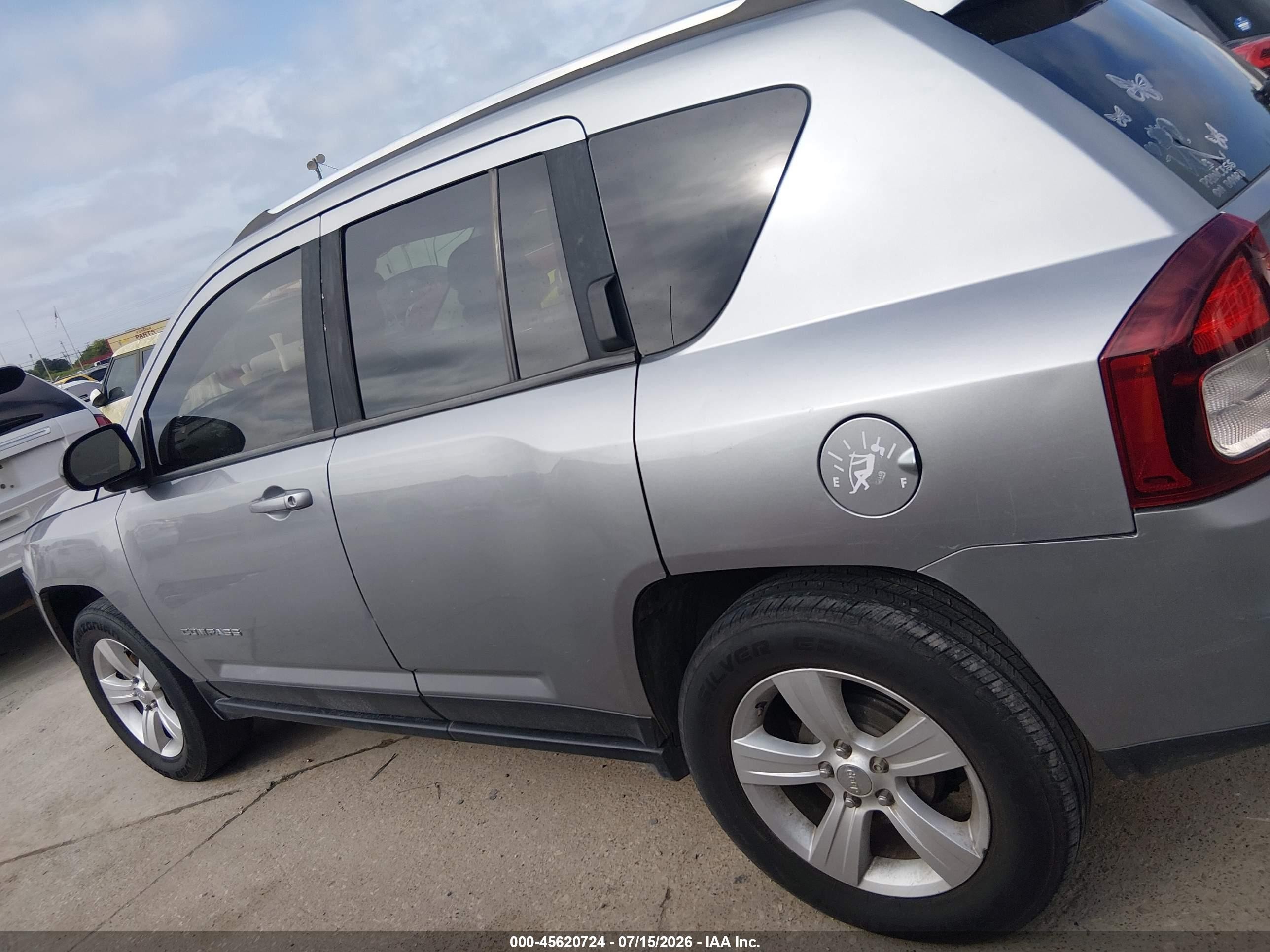 2014 Jeep Compass Sport Gray vin: 1C4NJCBB3ED862521