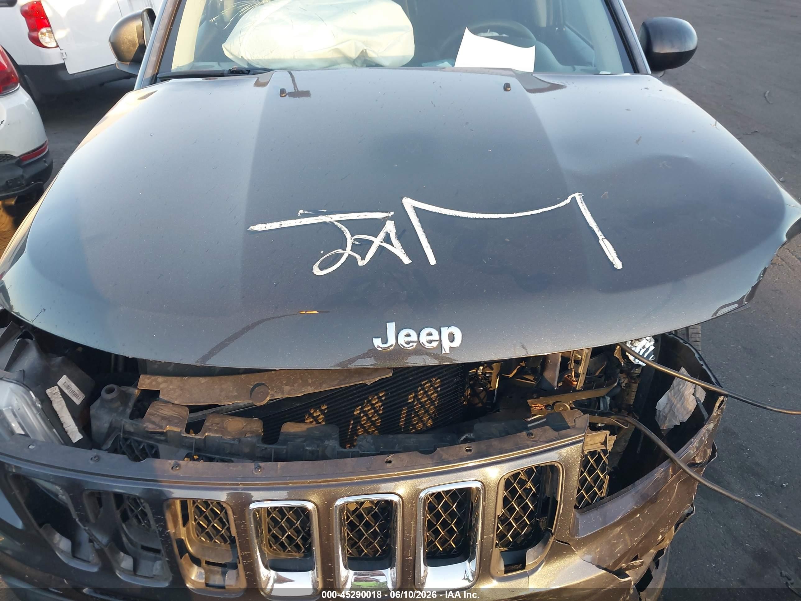 2014 Jeep Compass Sport Black vin: 1C4NJCBB4ED905960