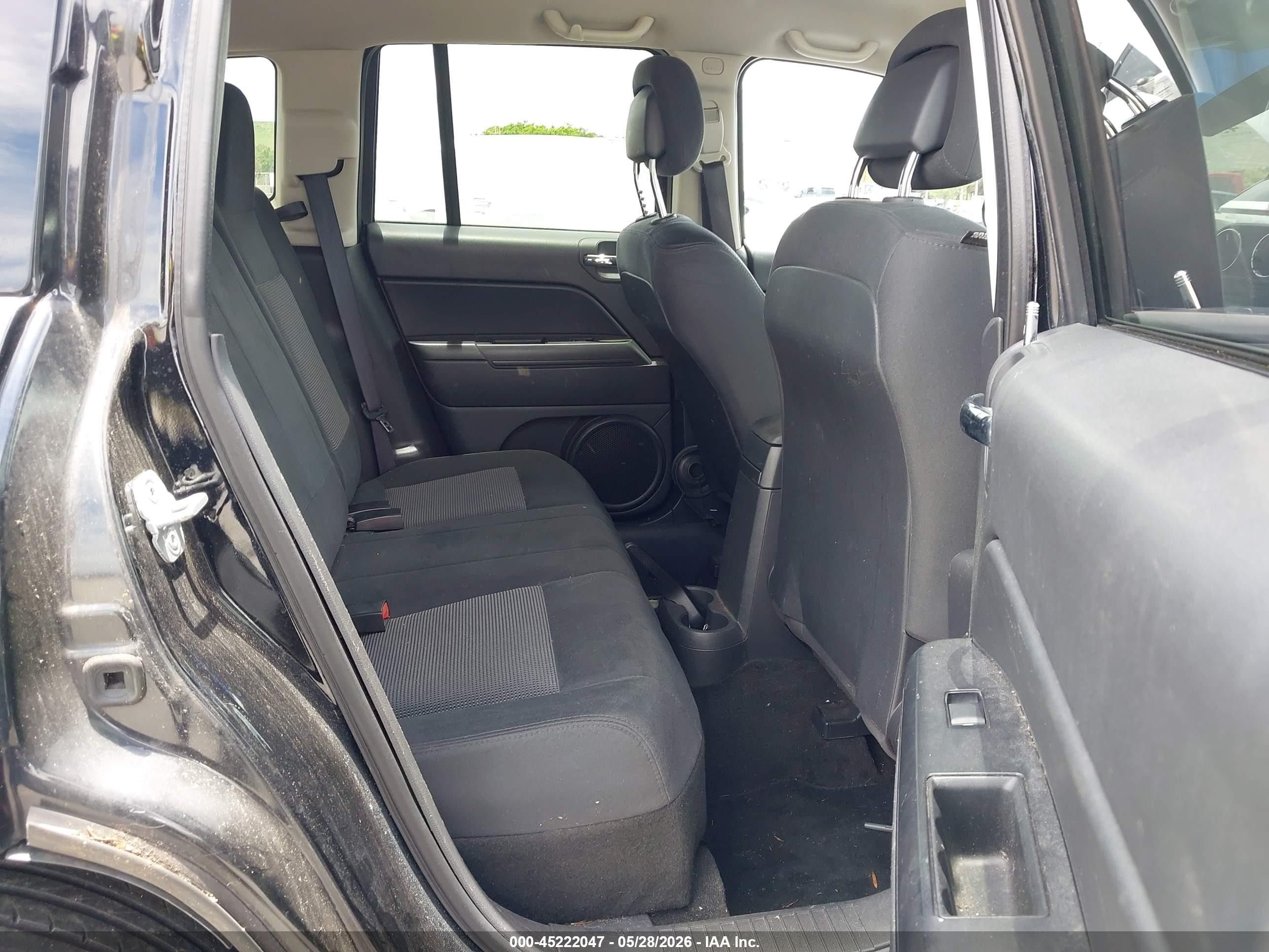 2012 Jeep Compass Sport Черный vin: 1C4NJCBB5CD725299