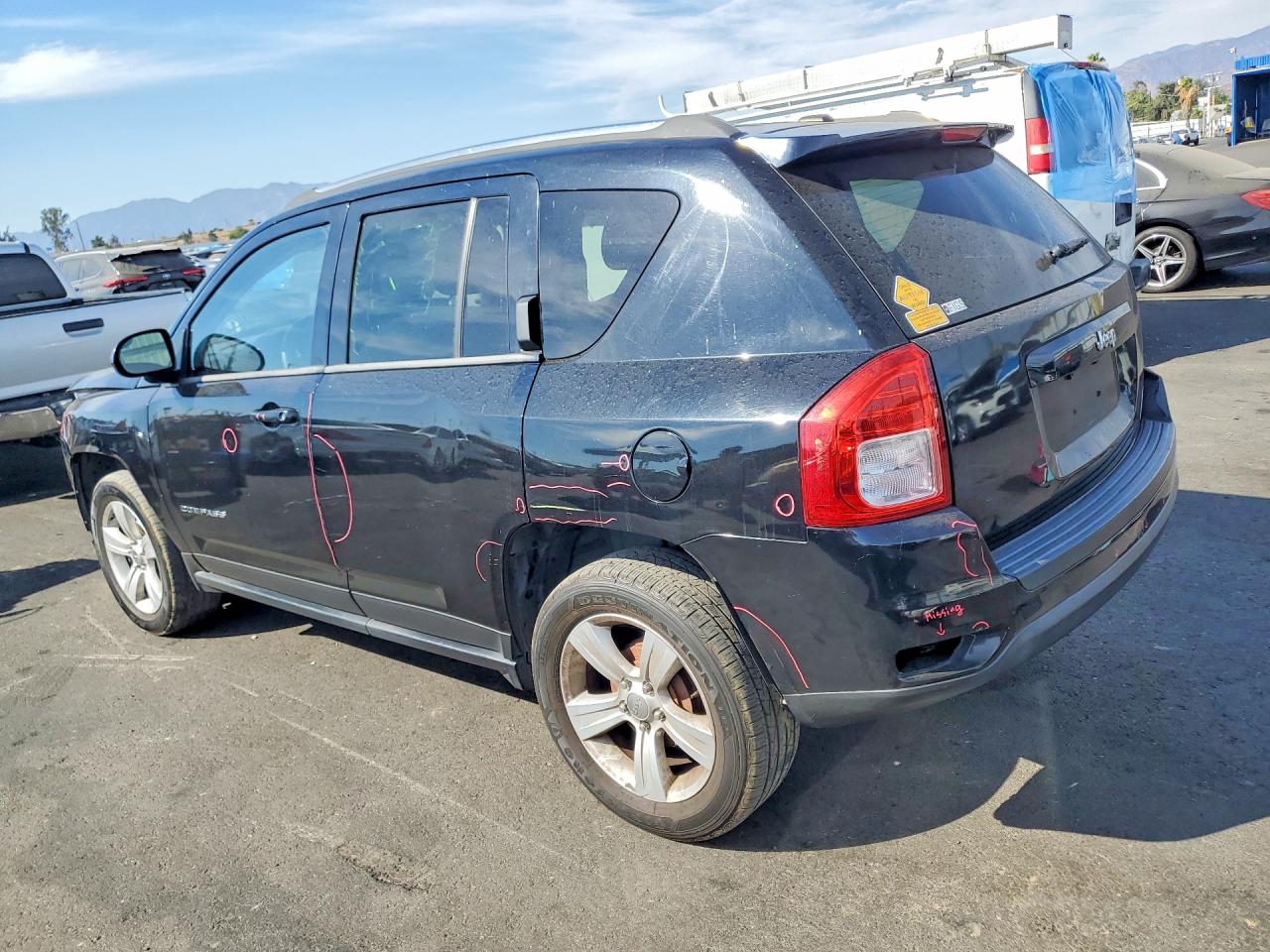 2013 Jeep Compass Sport Black vin: 1C4NJCBB5DD229937