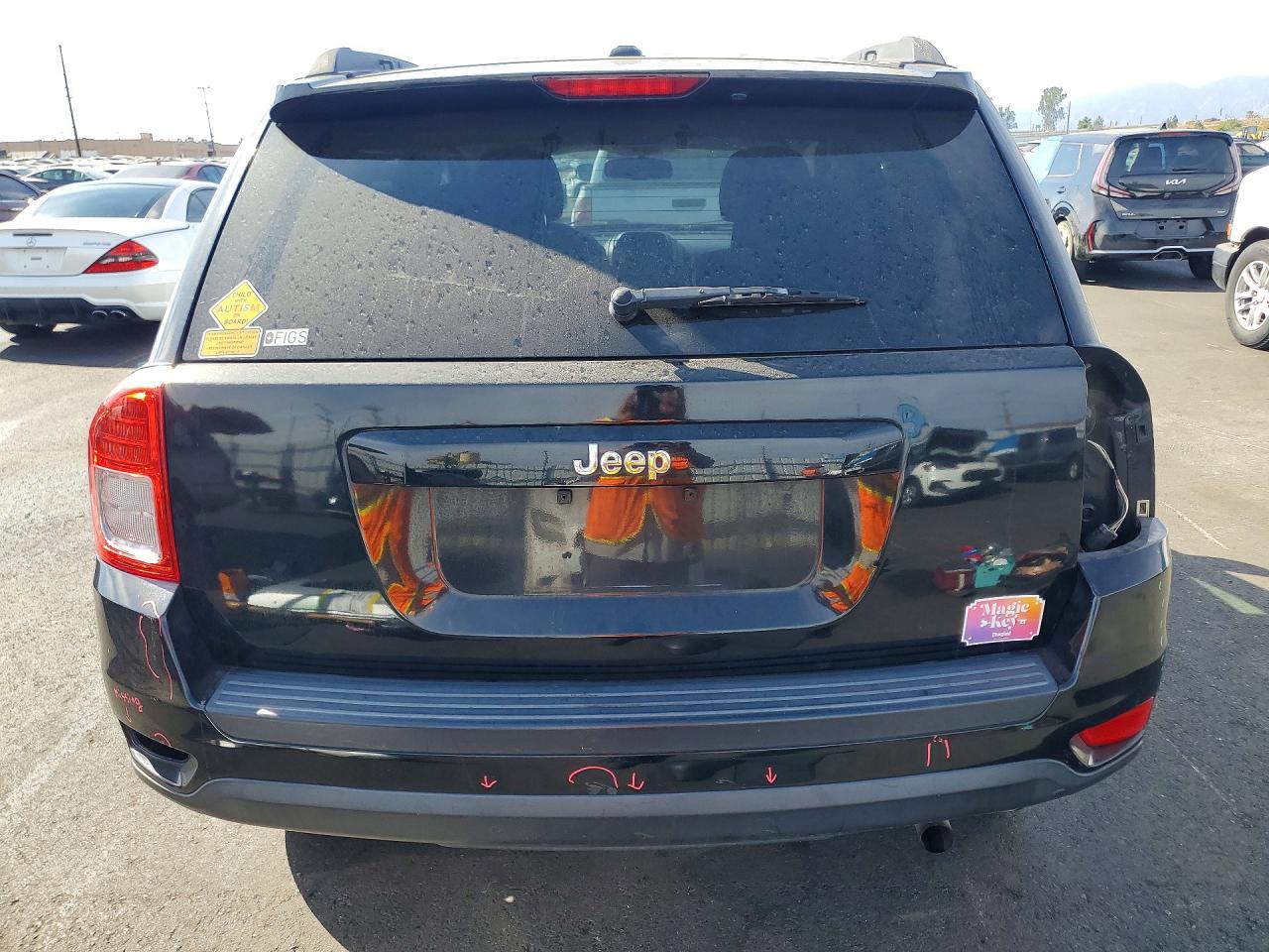 2013 Jeep Compass Sport Black vin: 1C4NJCBB5DD229937