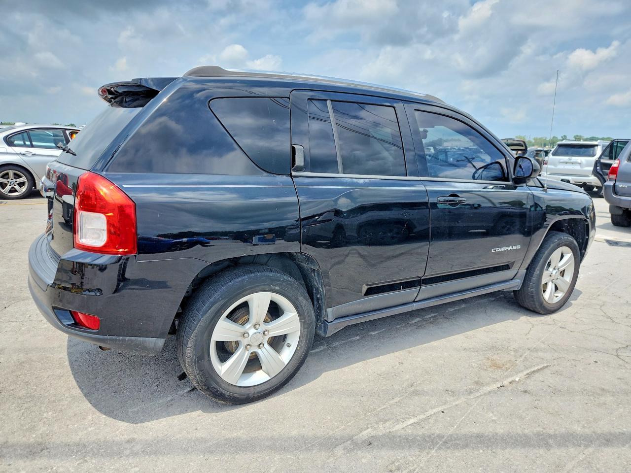 2012 Jeep Compass Sport Black vin: 1C4NJCBB6CD627009