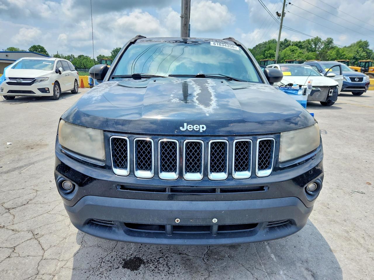 2012 Jeep Compass Sport Black vin: 1C4NJCBB6CD627009